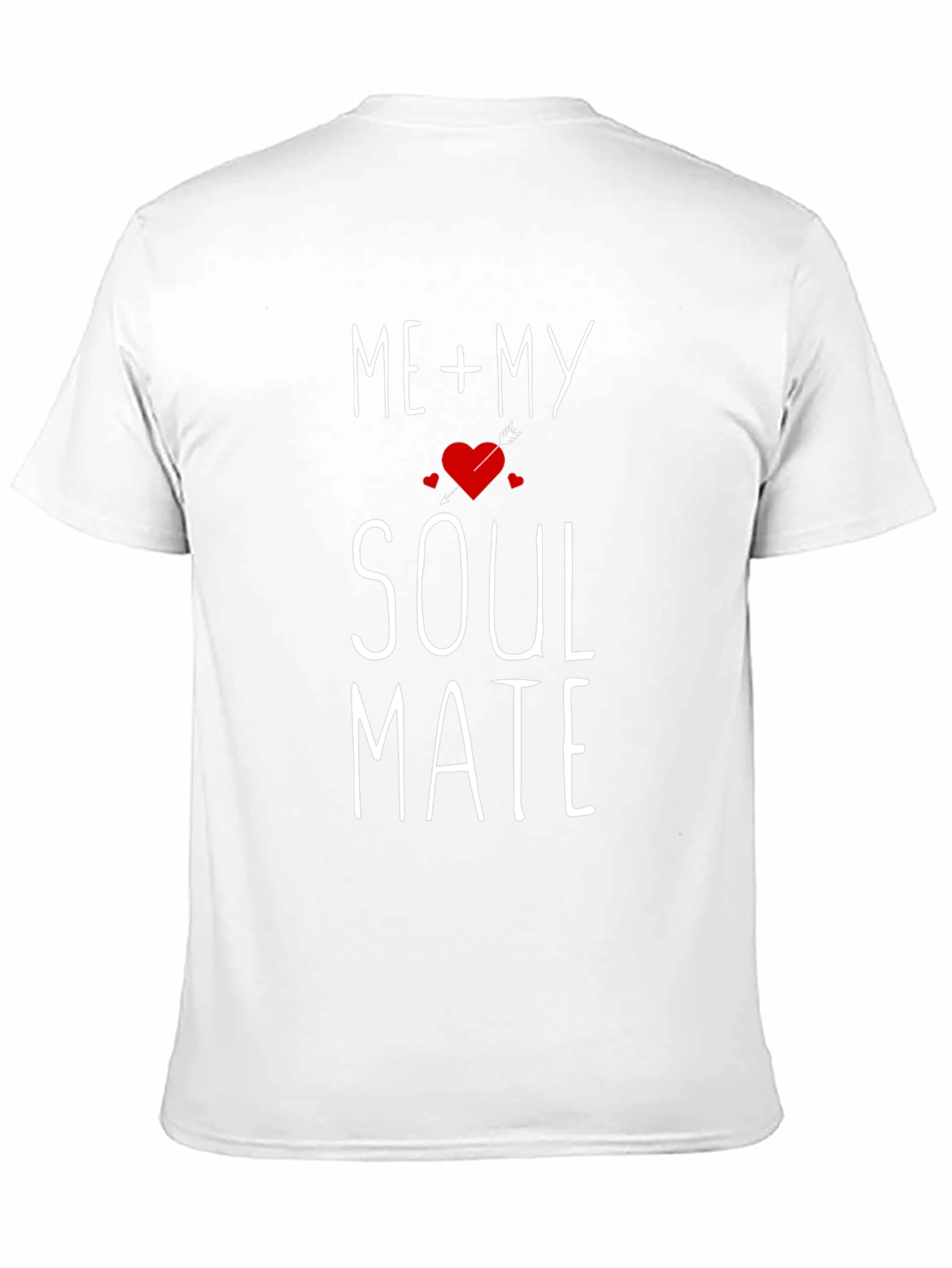 Black Me + My Soulmate Graphic Tee - Valentine's Day Gift view 11