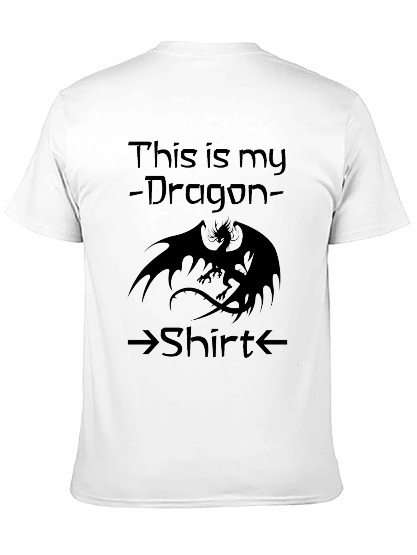 Black Dragon Shirt - This is My Dragon Shirt view 11