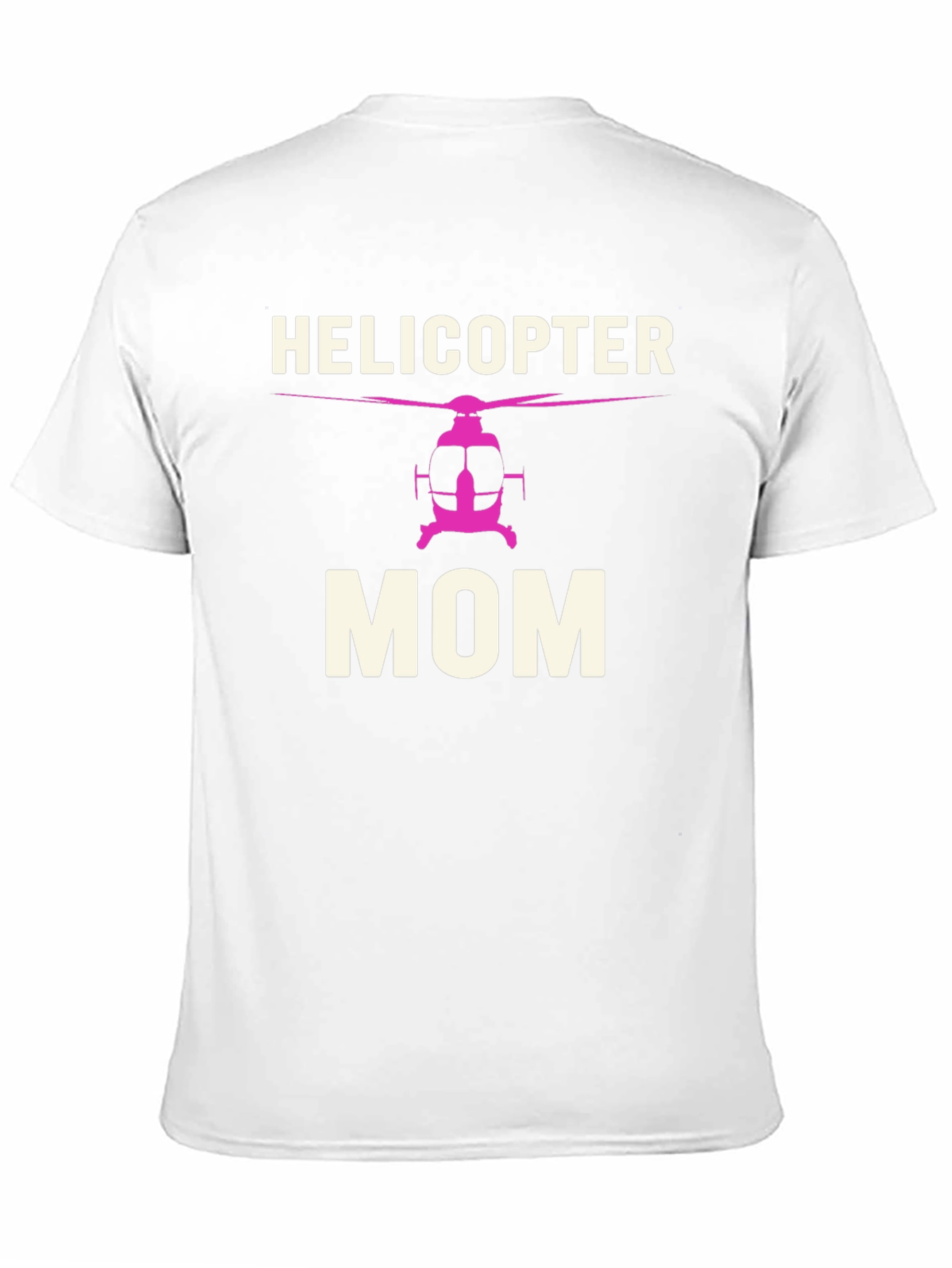 Black Helicopter Mom Black T-Shirt view 11