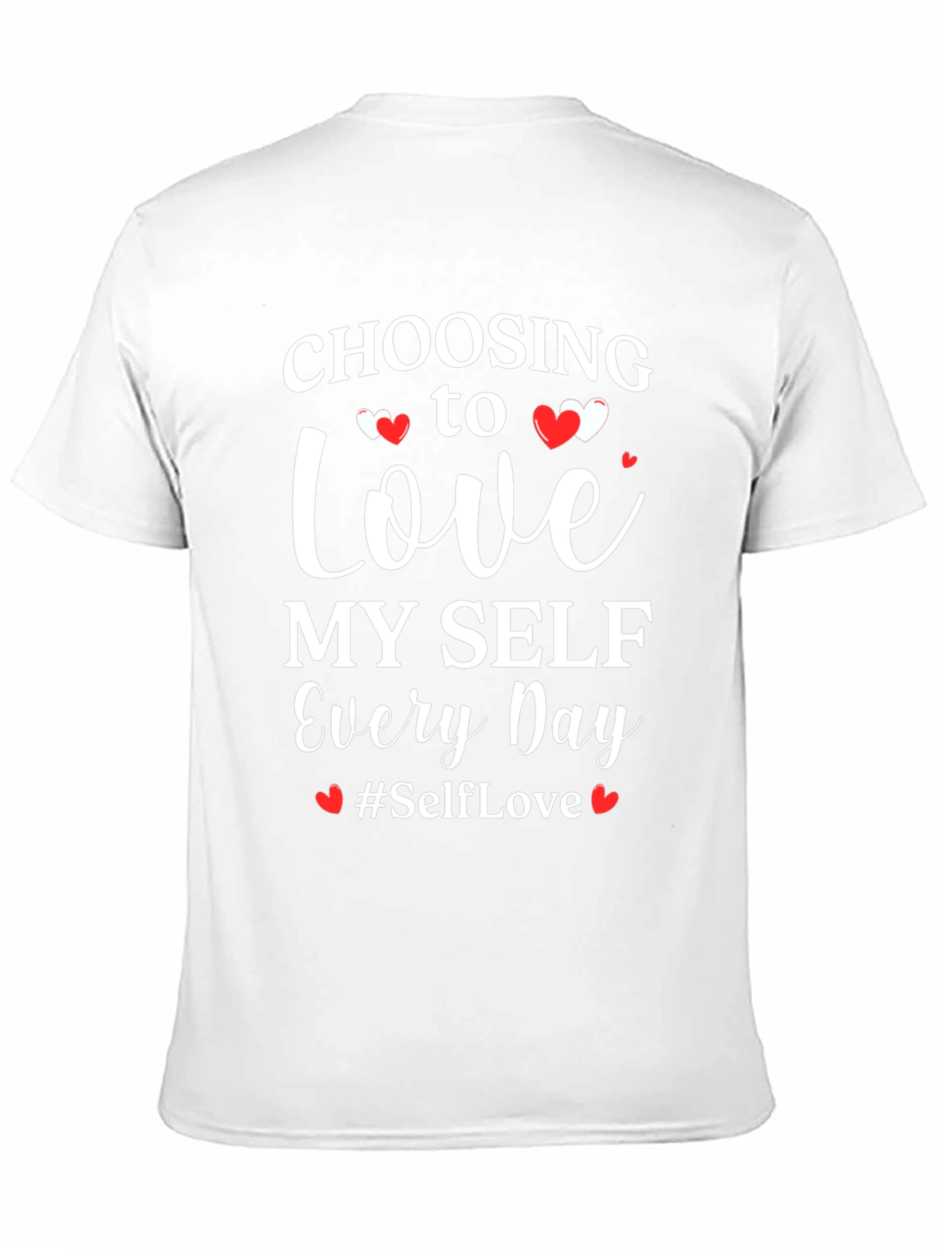 Black Choosing to Love Myself T-Shirt - Self Love Tee view 11
