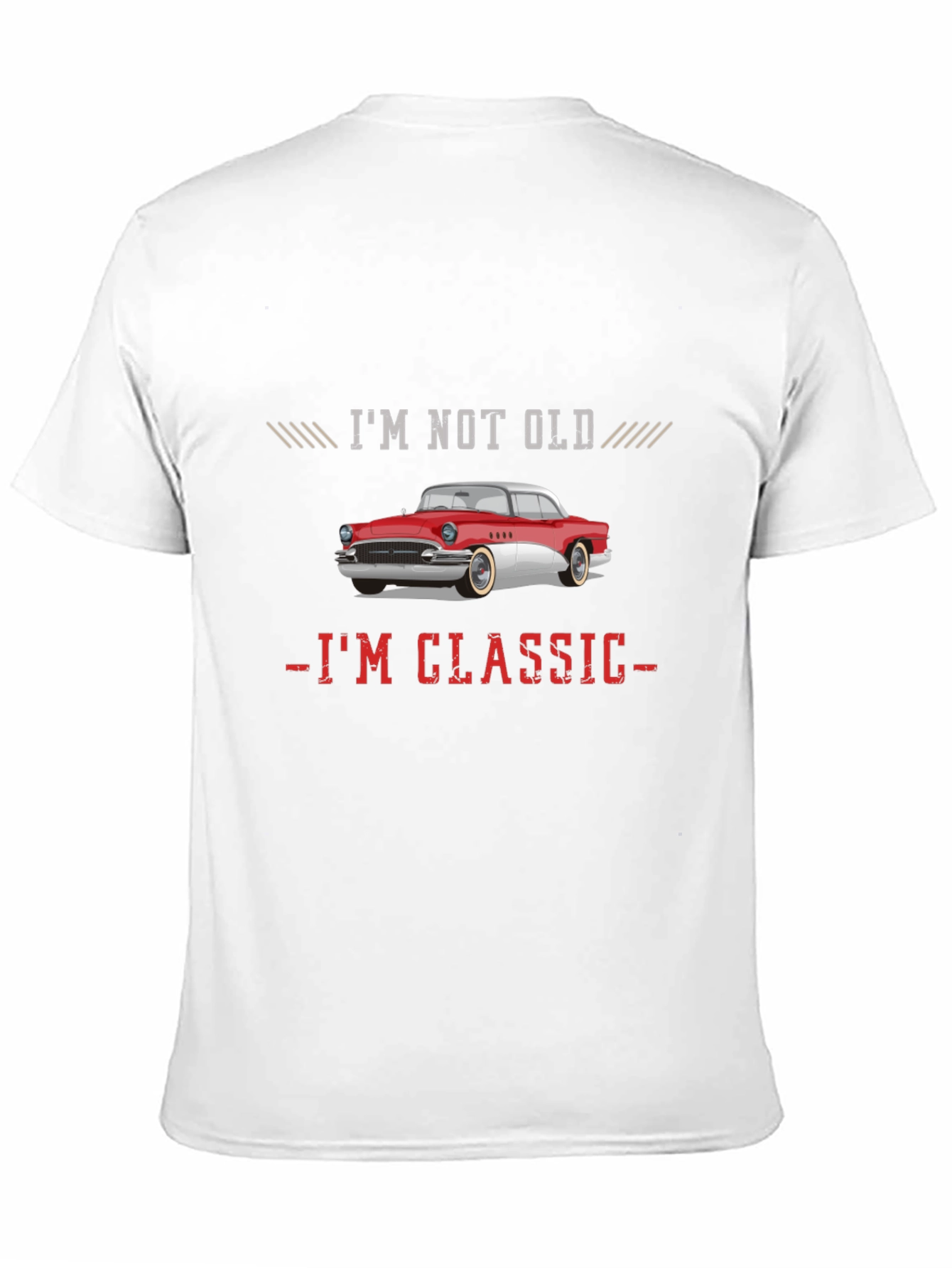 Black I'm Not Old I'm Classic Car T-Shirt view 11