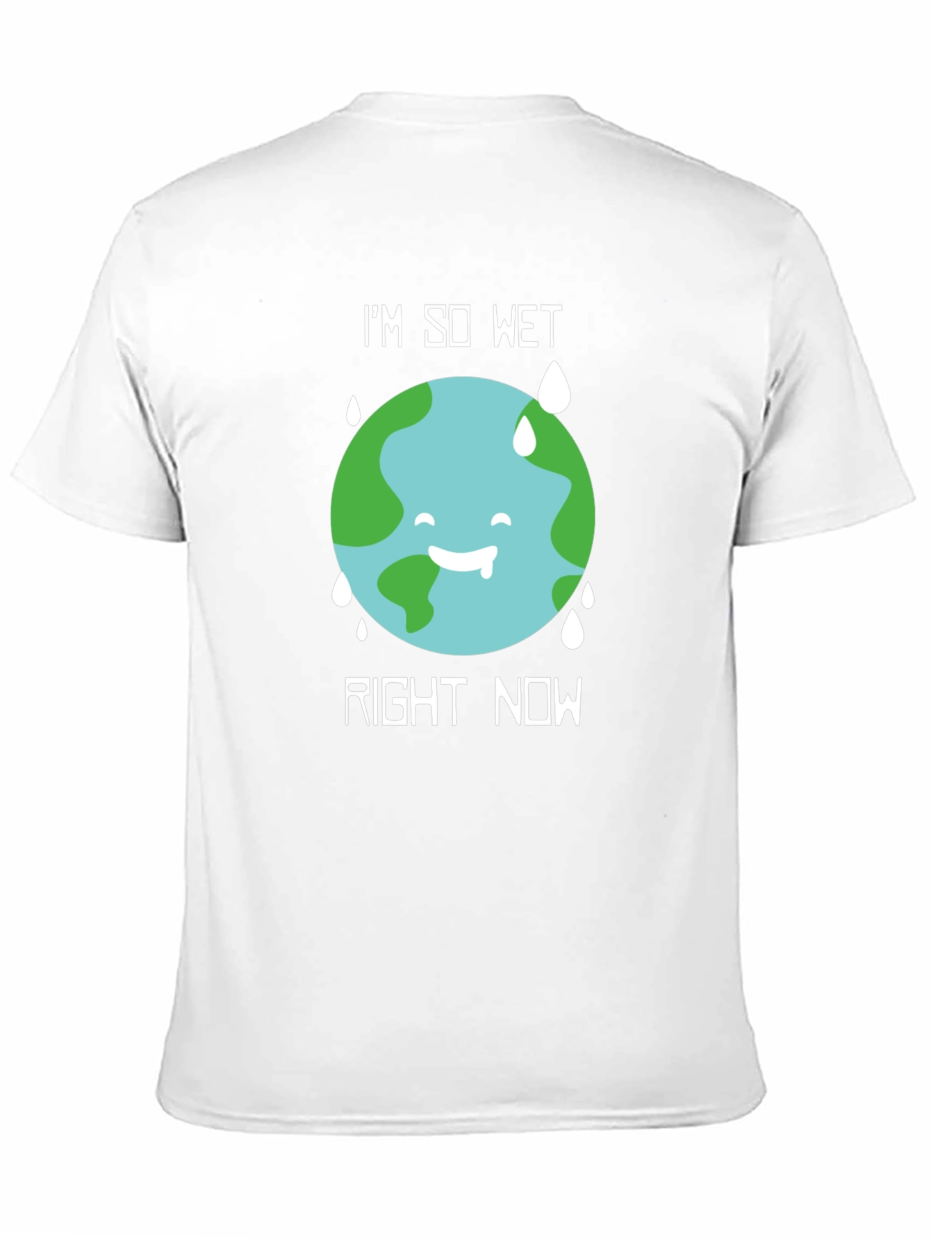 Black I'm So Wet Earth Graphic T-Shirt view 11