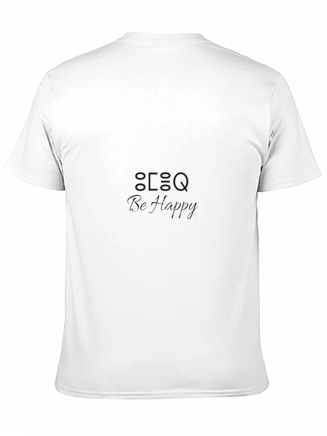 Black Be Happy Graphic T-Shirt view 11