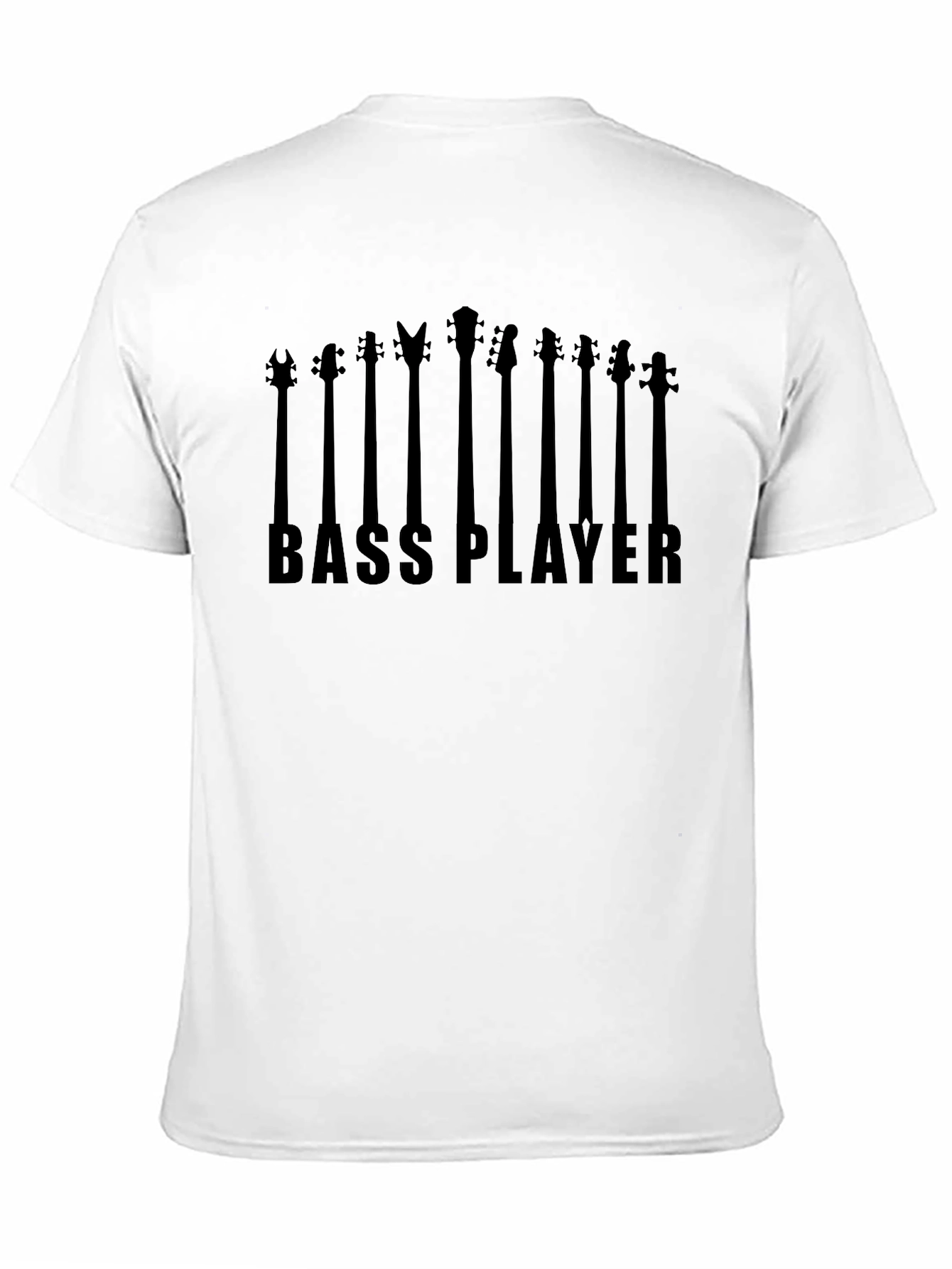 Black Bass Player T-Shirt - Music Lover Tee view 11
