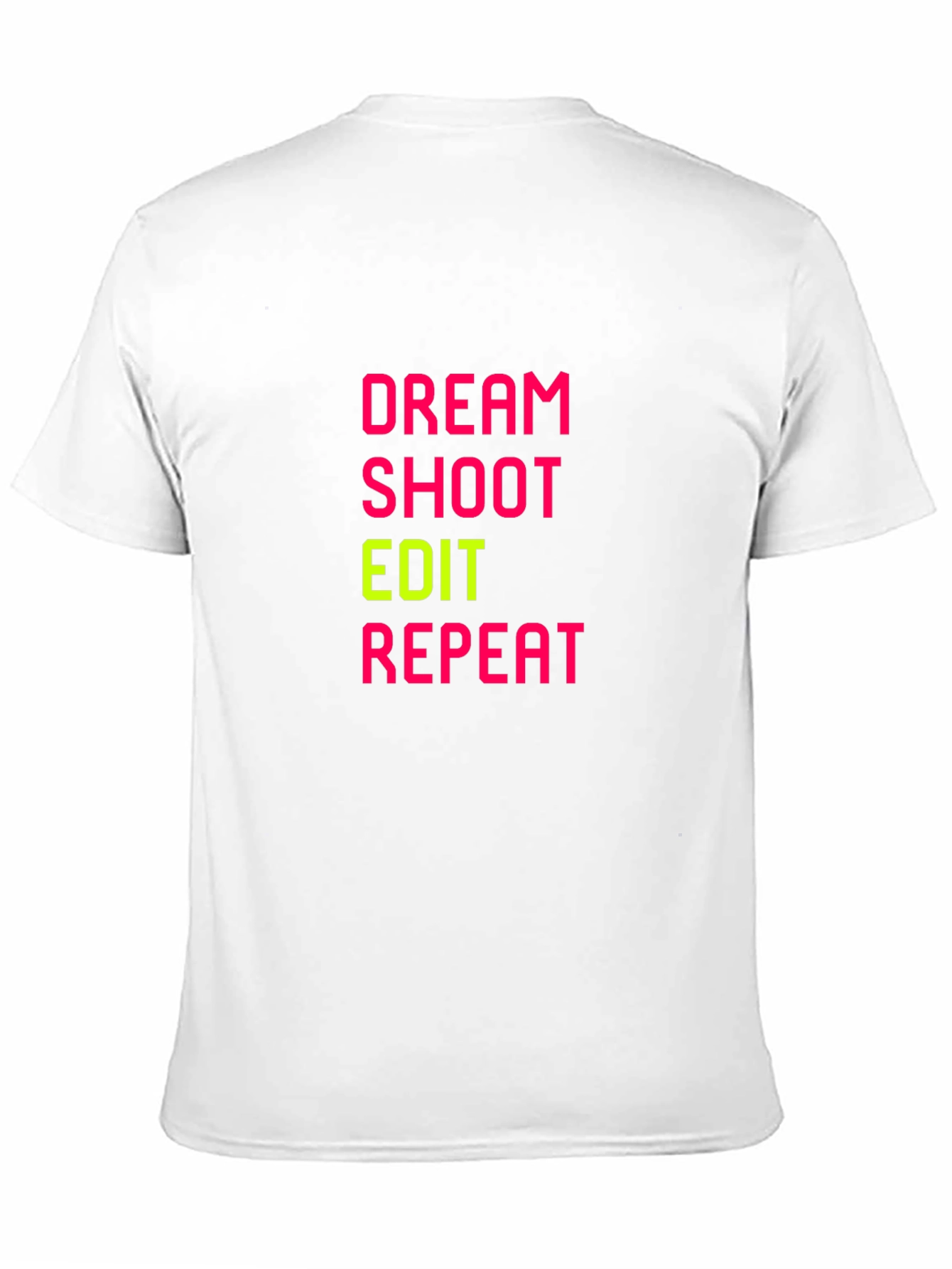 Black Dream Shoot Edit Repeat Graphic Tee - Black view 11