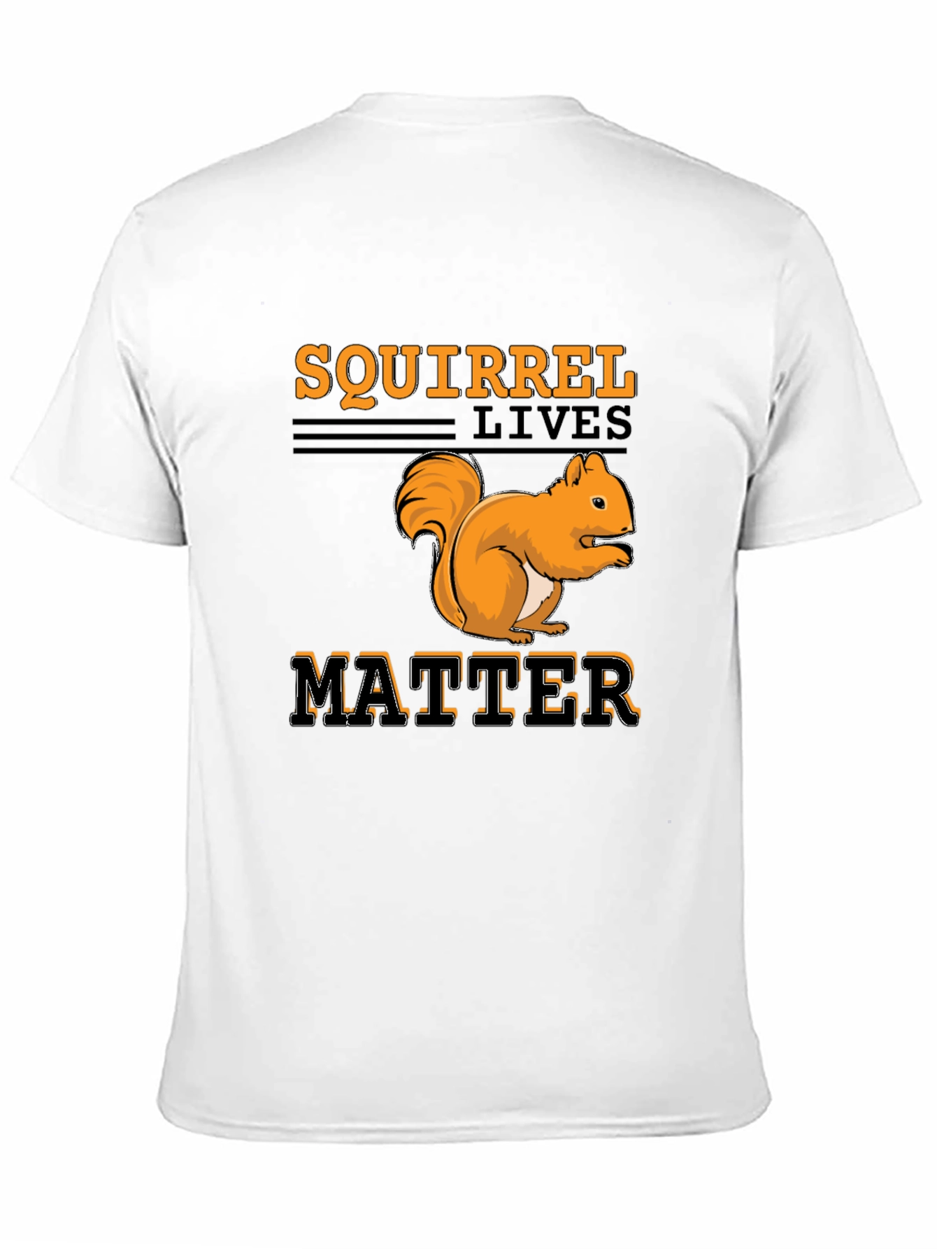 Black Squirrel Lives Matter Graphic T-Shirt view 11