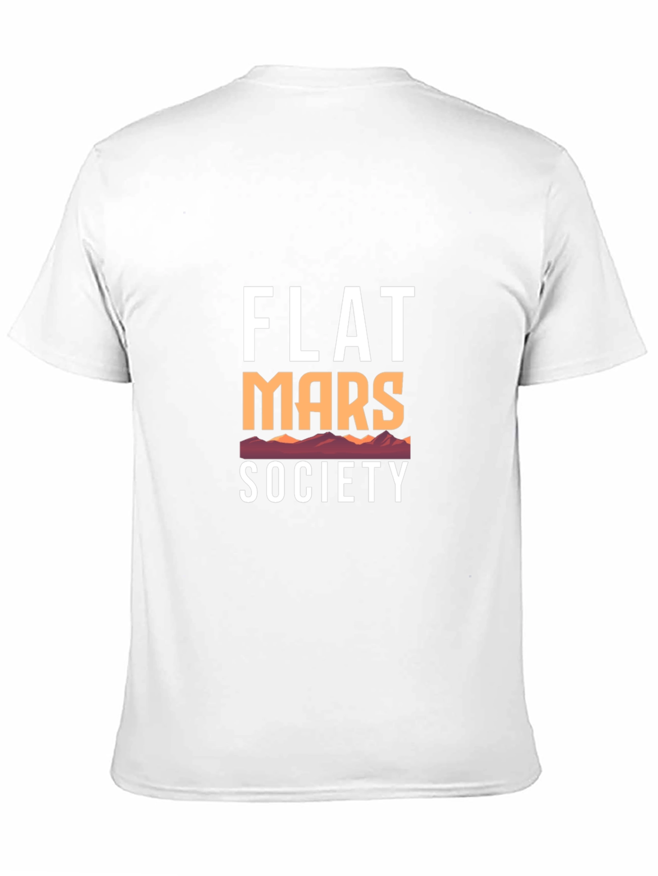 Flat Mars Society Graphic Tee - Black Cotton - 11