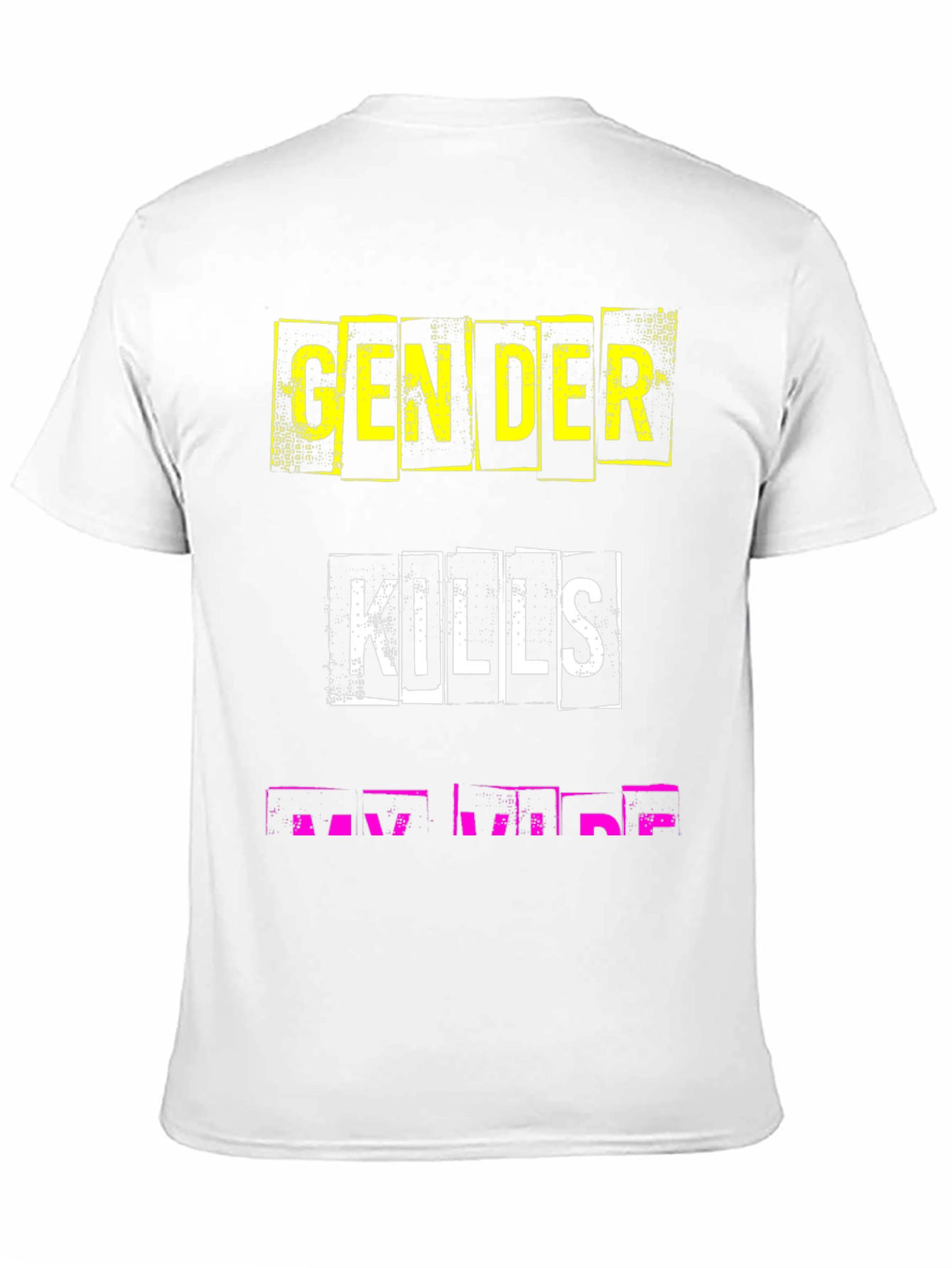 Black Gender Kills My Vibe Graphic Tee view 11