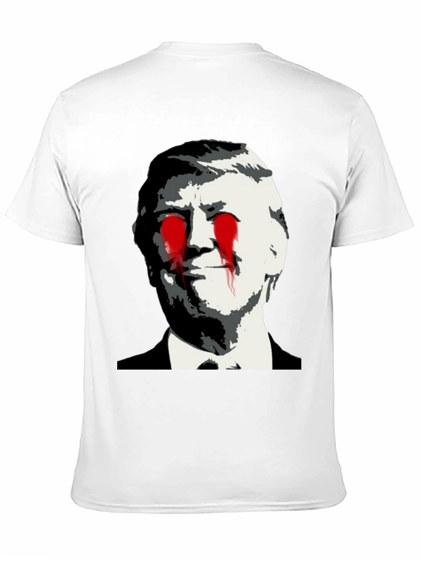 Black Political Statement T-Shirt - Graphic Design view 11