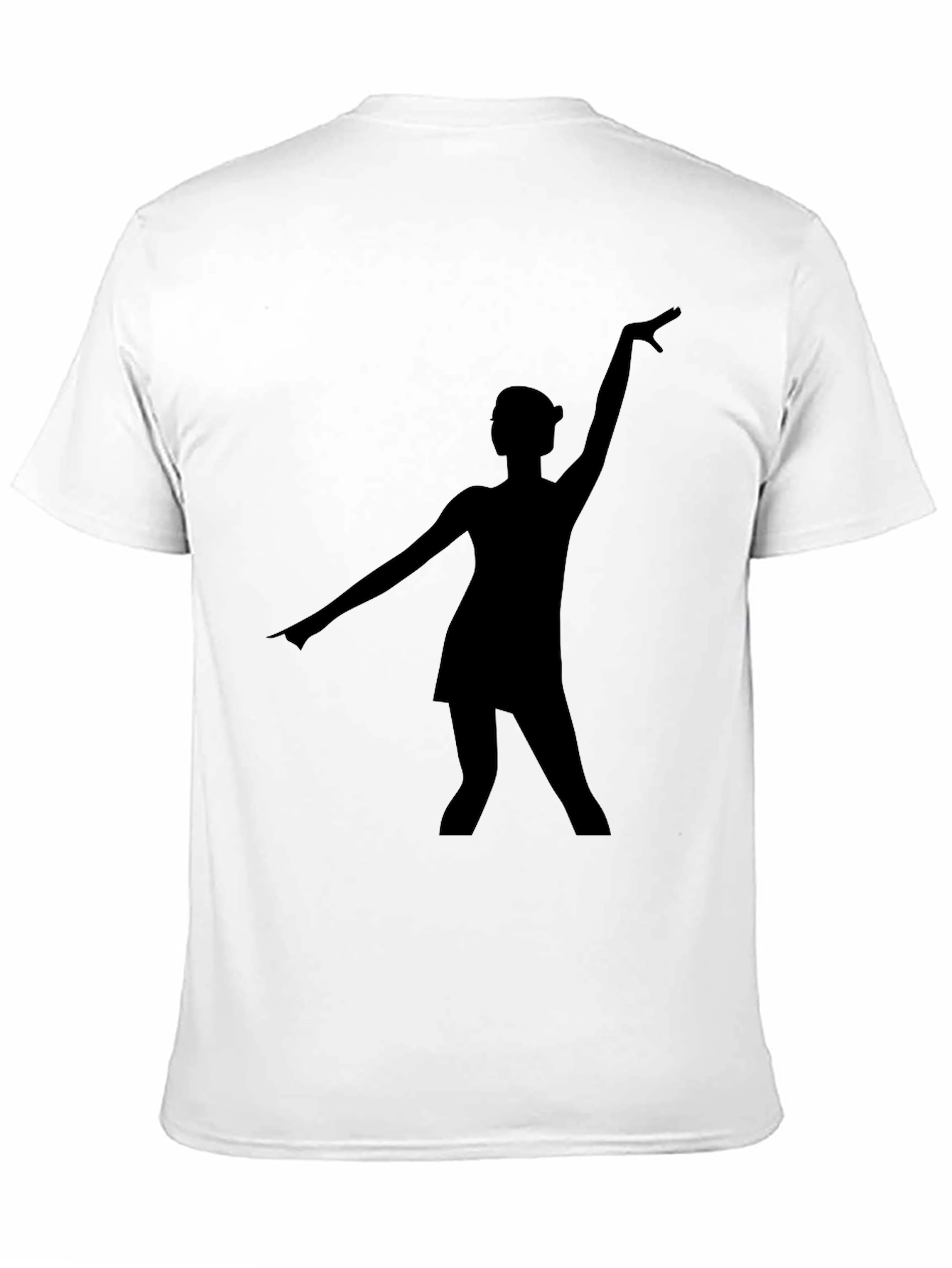 Black Silhouette Dancer Black T-Shirt view 11