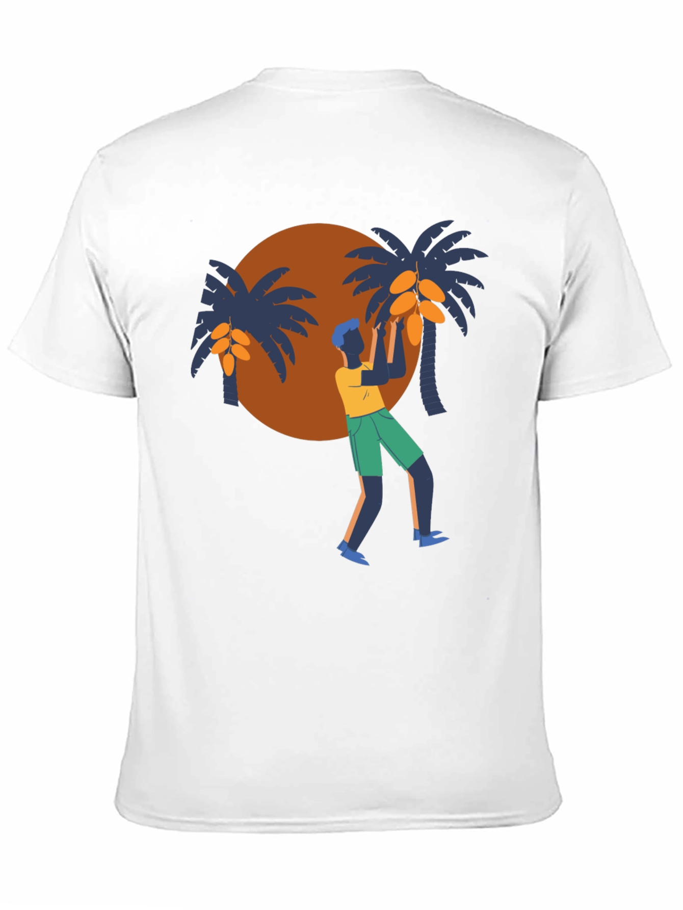 Black Tropical Harvest Black T-Shirt view 11