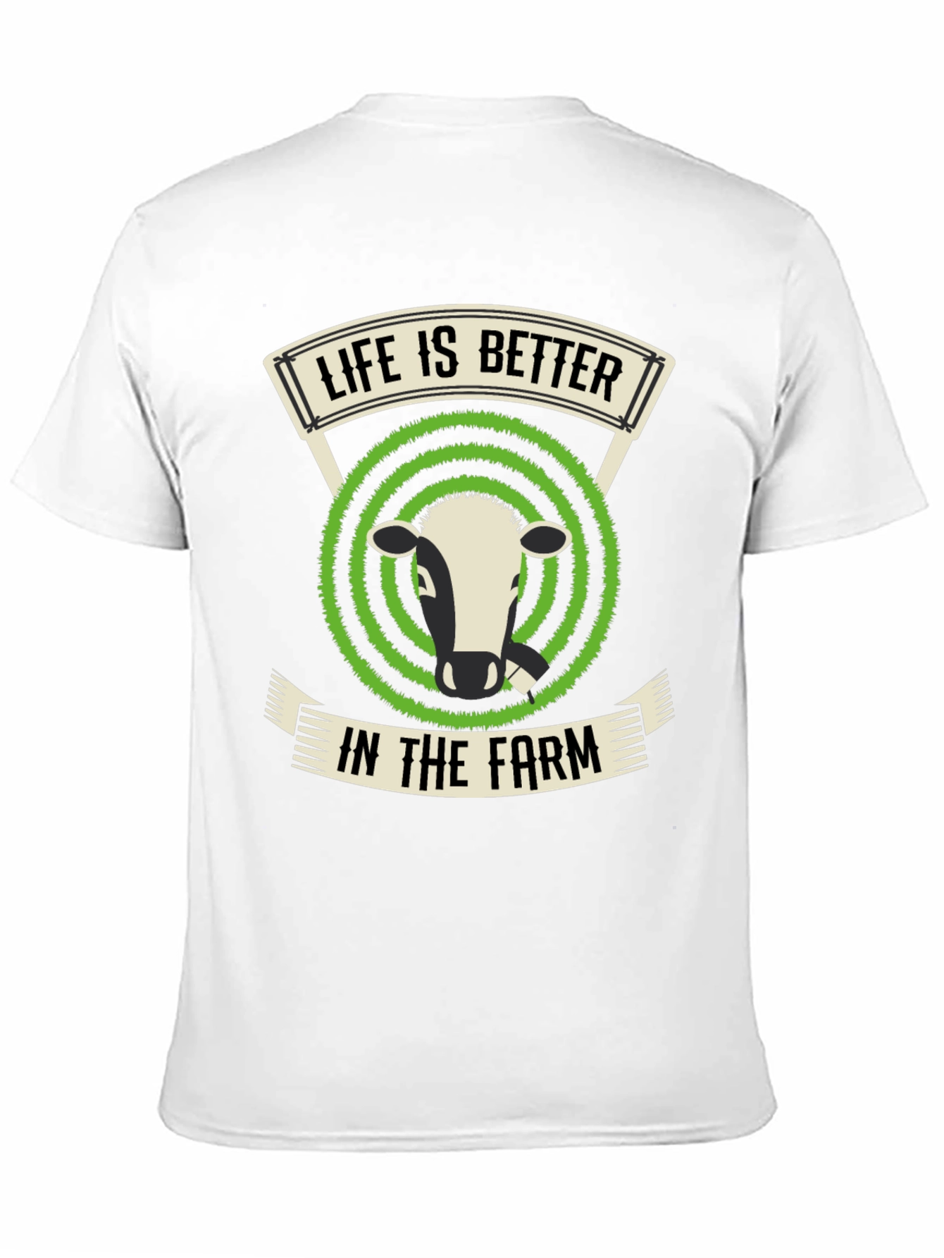 Black Life is Better in The Farm T-Shirt view 11