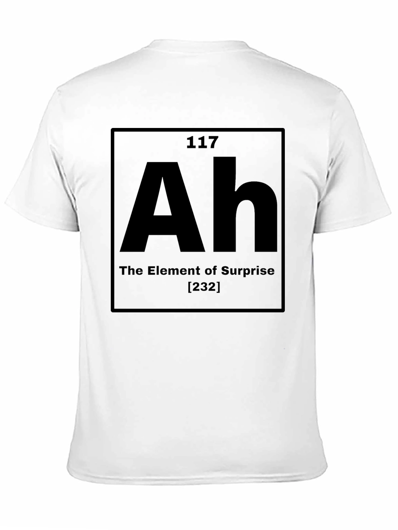 Black Ah Element of Surprise Graphic T-Shirt - Black view 11