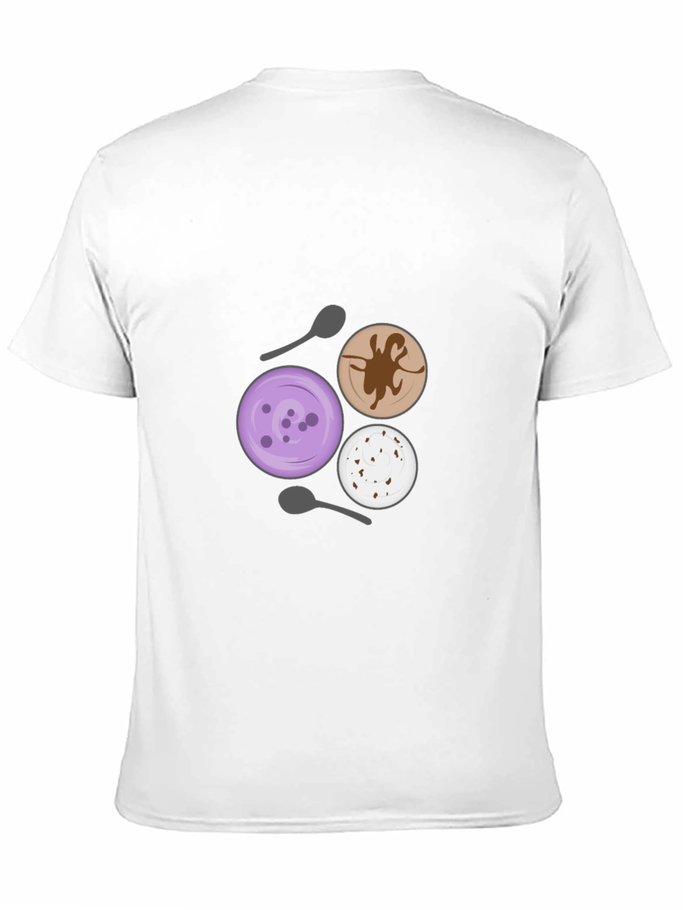 Black Dessert Lover T-Shirt - Unique Ice Cream Design view 11