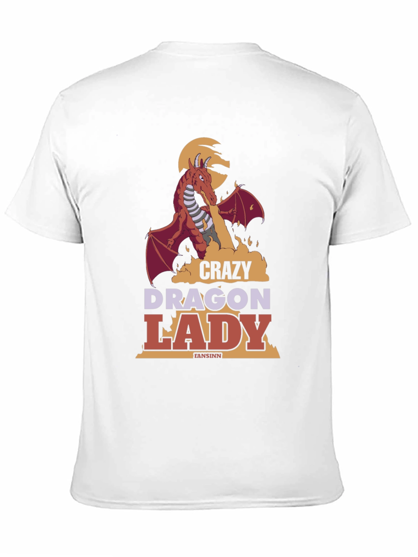Black Crazy Dragon Lady T-Shirt view 11