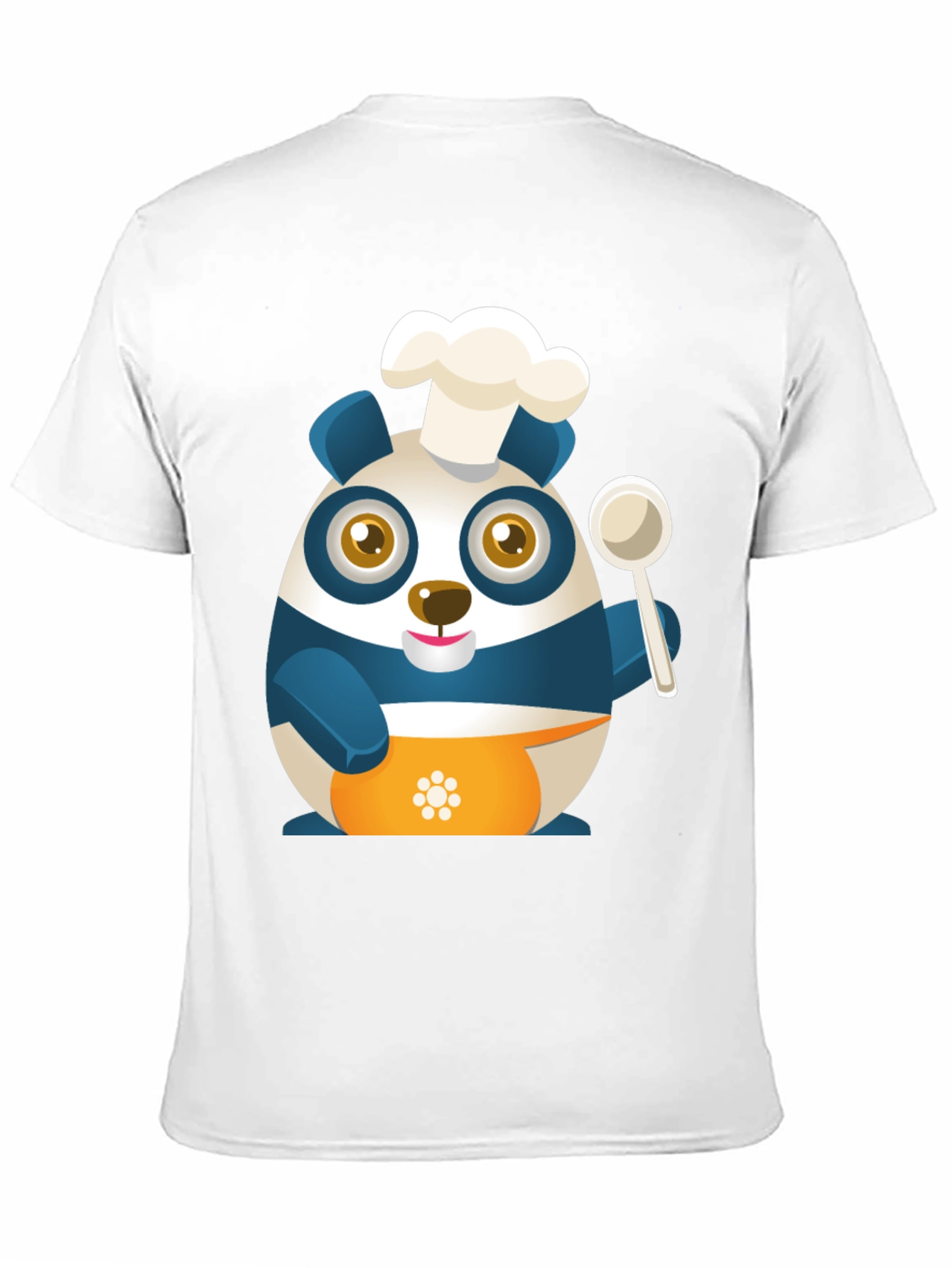 Black Chef Panda Black T-Shirt - Cute and Funny view 11