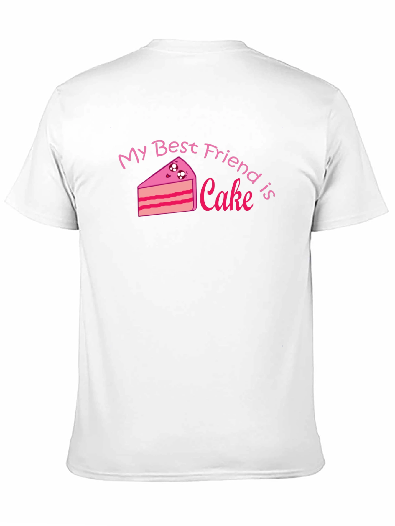 Black My Best Friend is Cake - Black Graphic Tee view 11