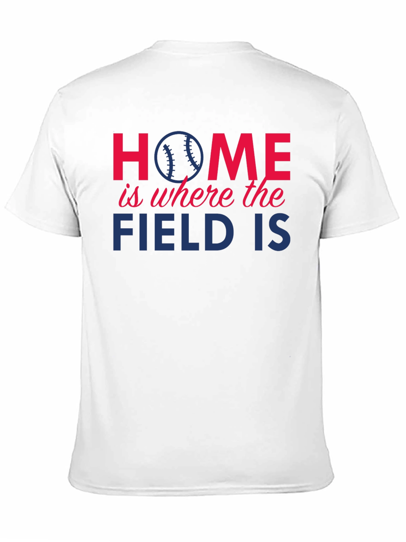 Black Baseball Home Field T-Shirt view 11