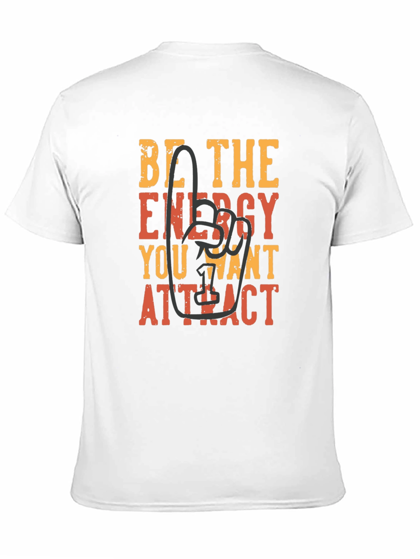 Black Be The Energy T-Shirt - Motivational Graphic Tee view 11