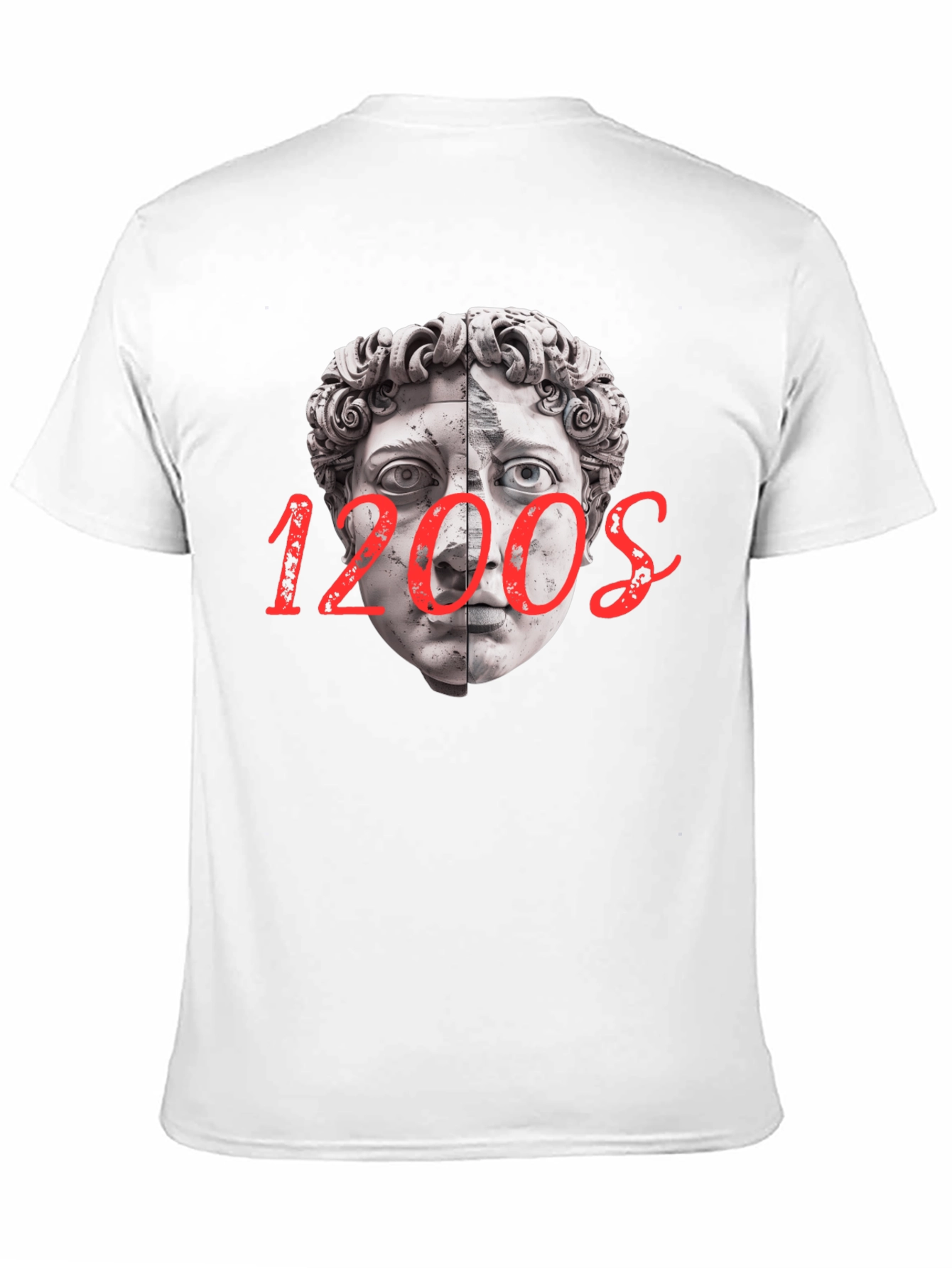 Black Statue Graphic Black T-Shirt view 11