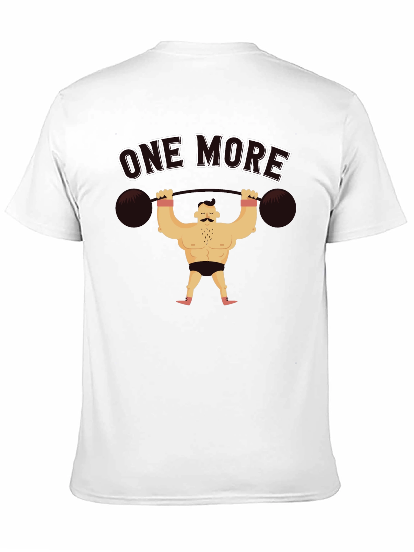 Black One More Gym T-Shirt view 11