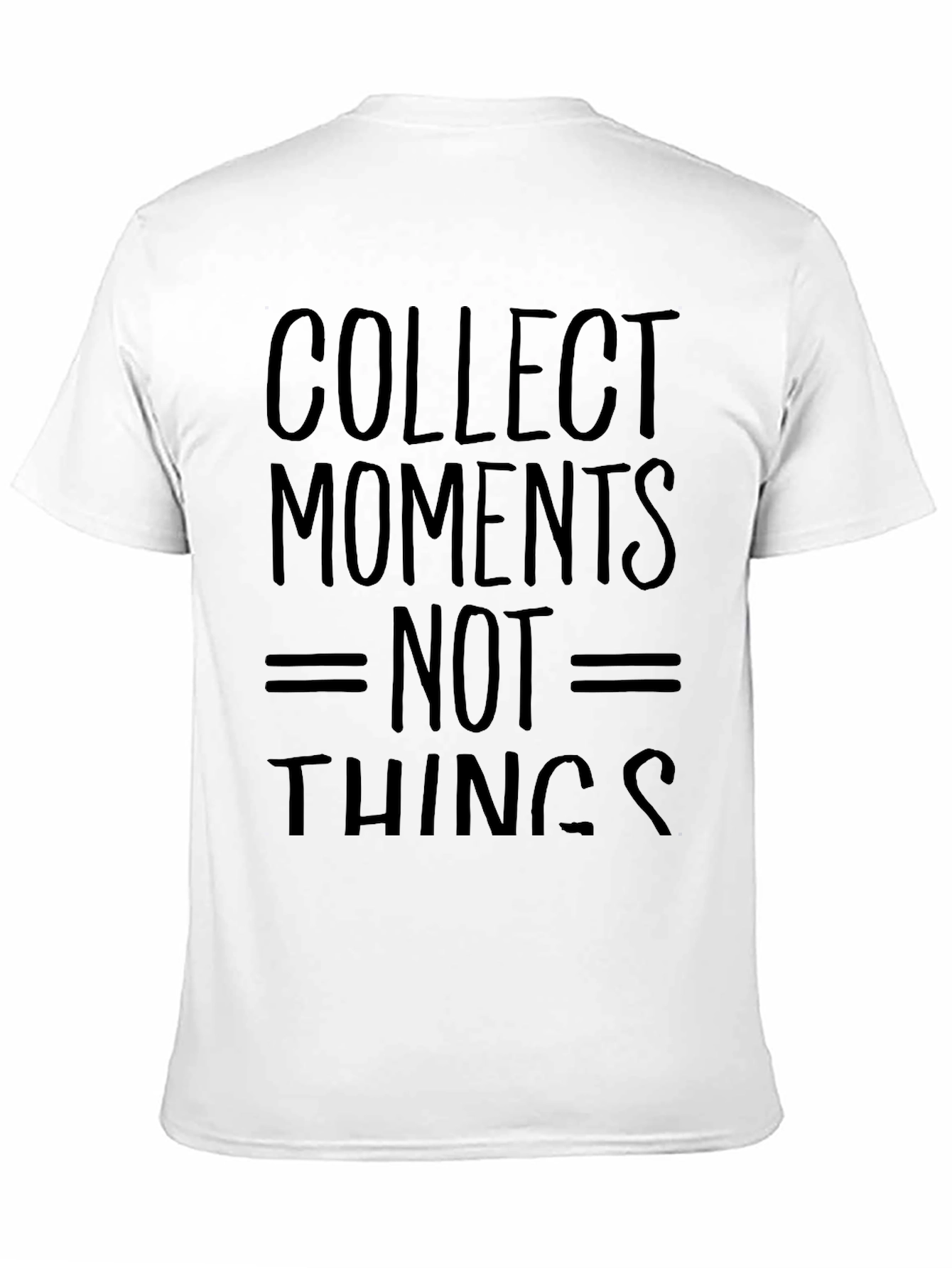Black Collect Moments Not Things Black T-Shirt view 11