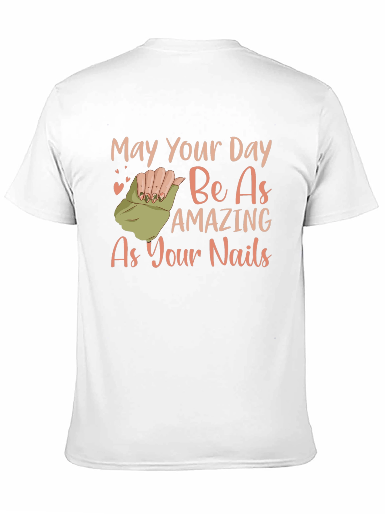 Black Amazing Nails T-Shirt view 11