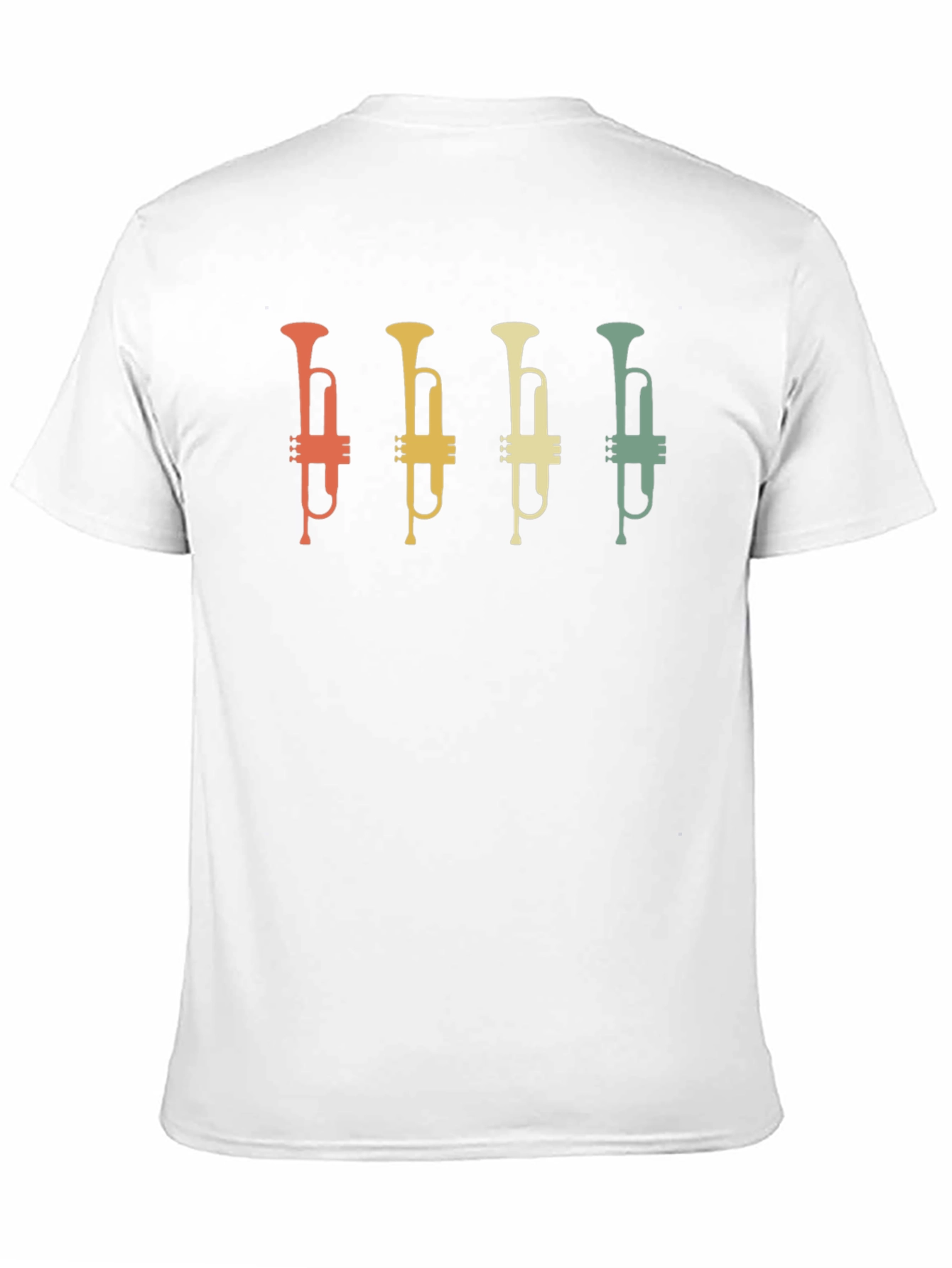 Black Retro Trumpet T-Shirt - Musician Tee view 11