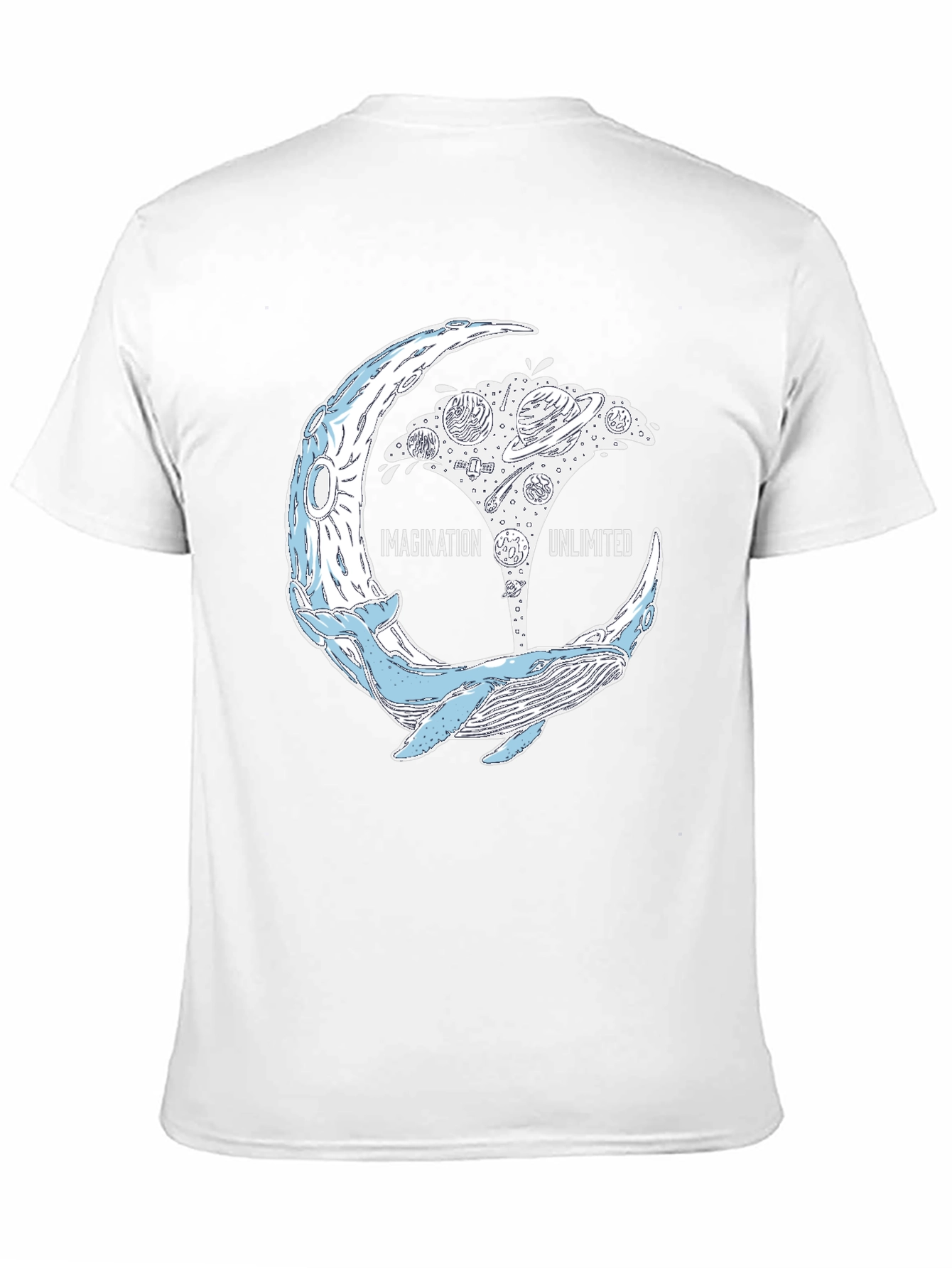 Black Imagination Unlimited Whale Graphic Tee view 11
