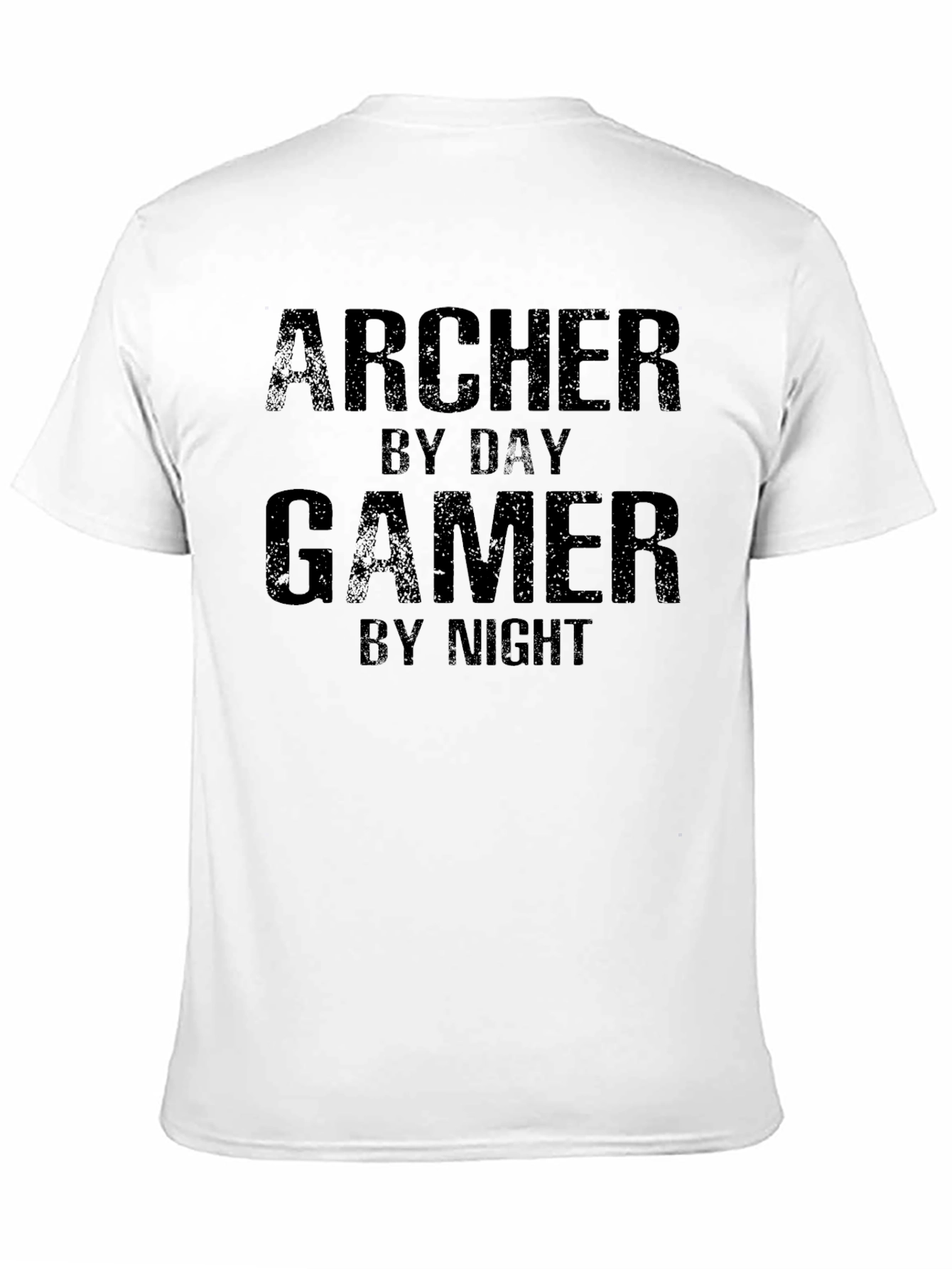 Black Archer Gamer T-Shirt - Funny Hobby Tee view 11