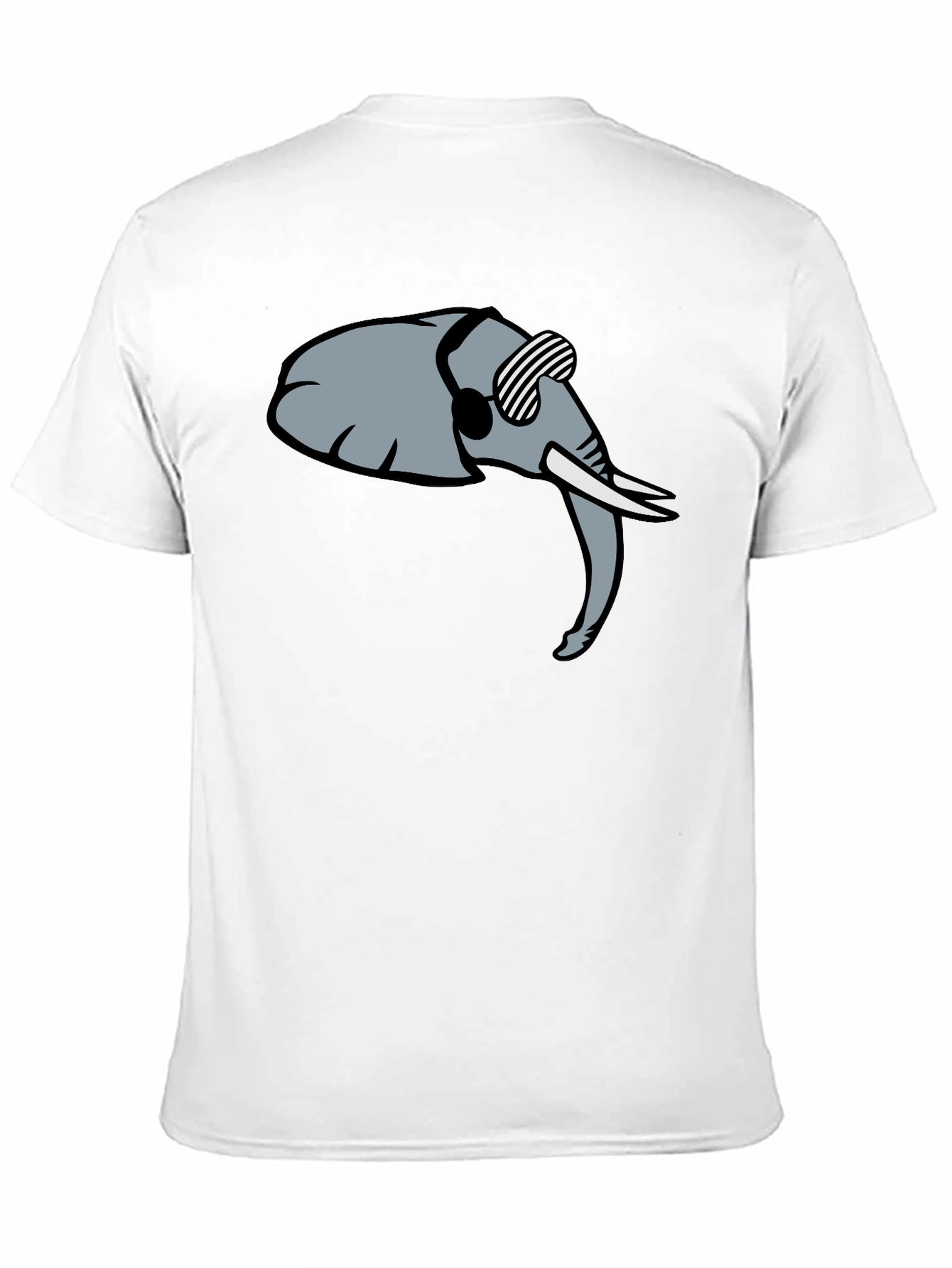 Black Cool Elephant Graphic Tee - Trendy Black Shirt view 11