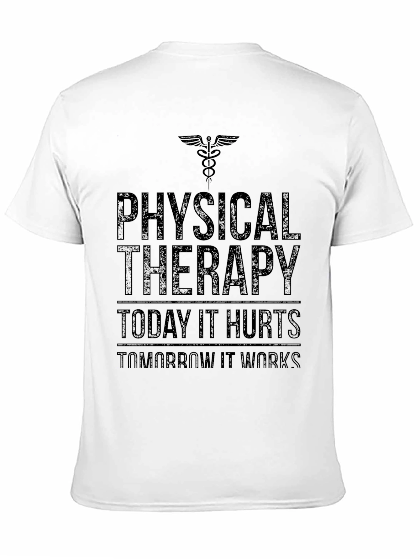 Black Physical Therapy Graphic T-Shirt - Today It Hurts view 11