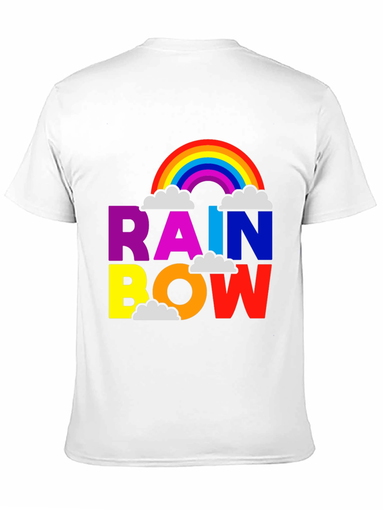 Black Rainbow Graphic T-Shirt view 11