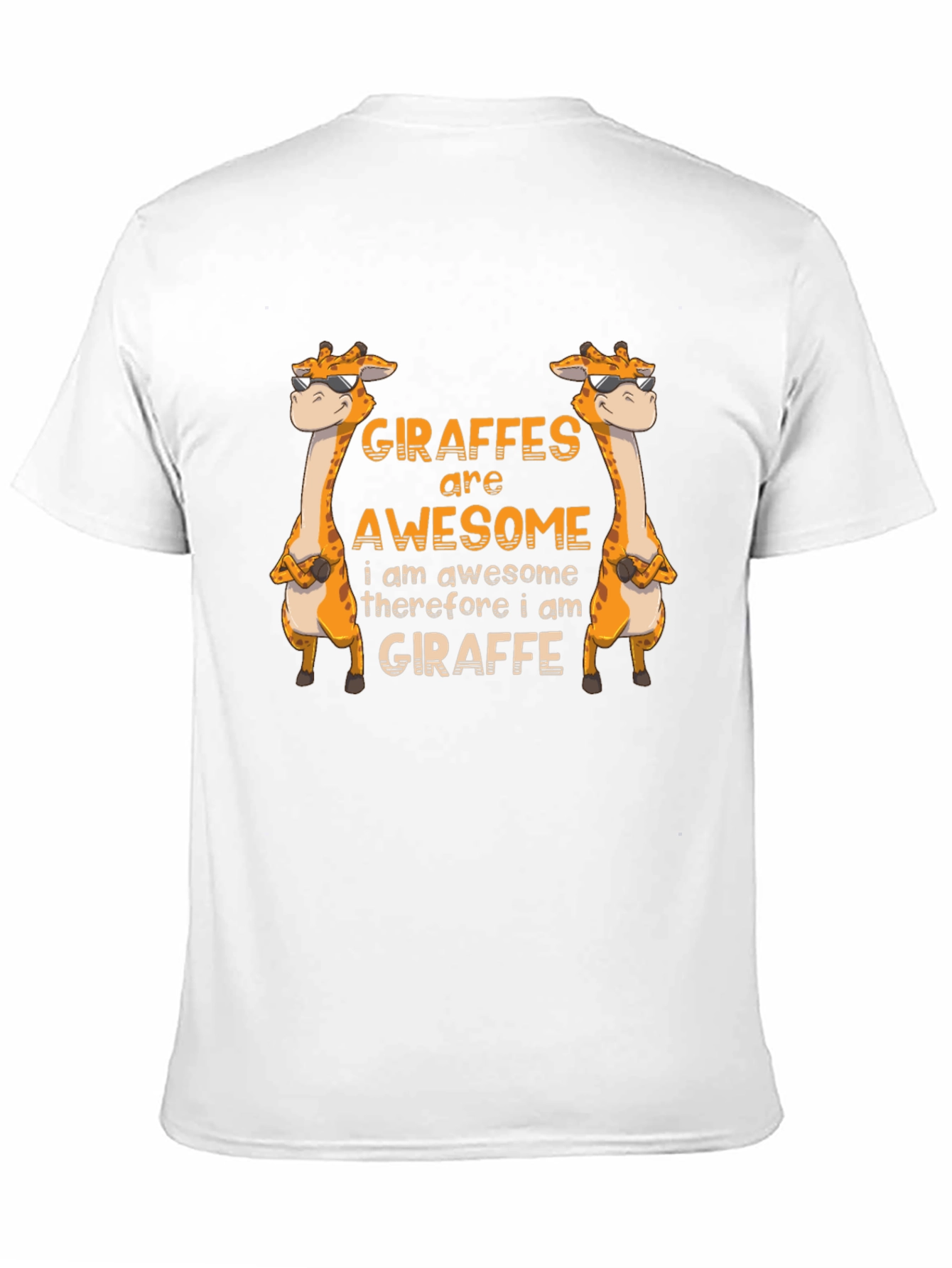 Giraffe Awesome Statement T-Shirt - 11