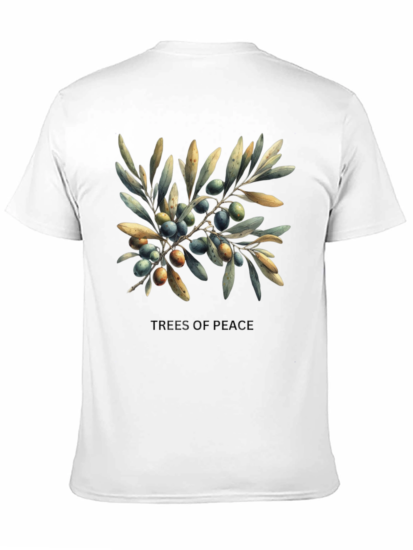 Black Trees of Peace Graphic Tee view 11