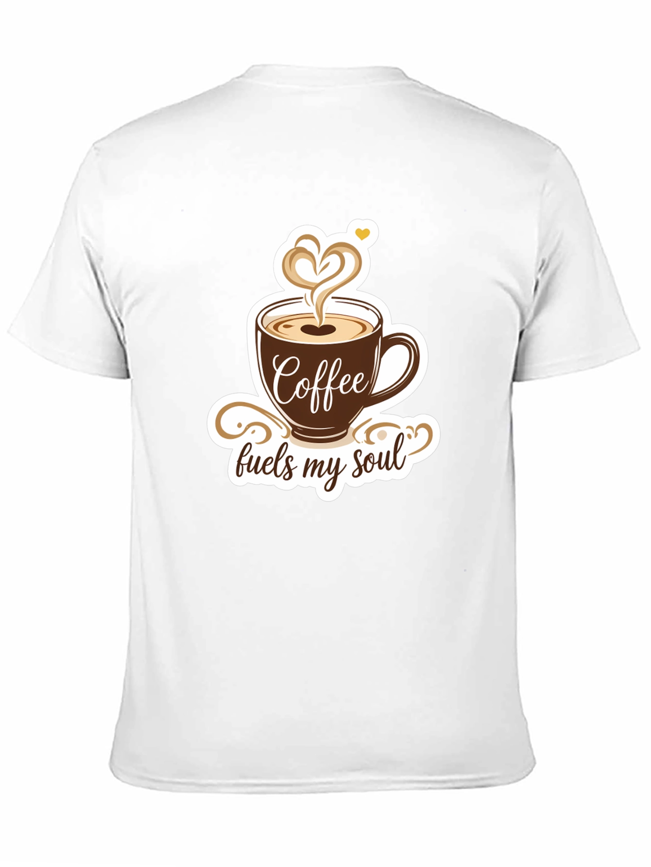Black Coffee Fuels My Soul Graphic T-Shirt view 11