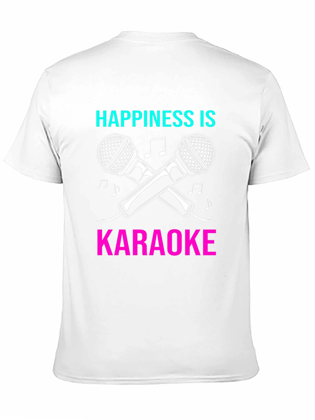 Black Happiness is Karaoke Graphic T-Shirt view 11