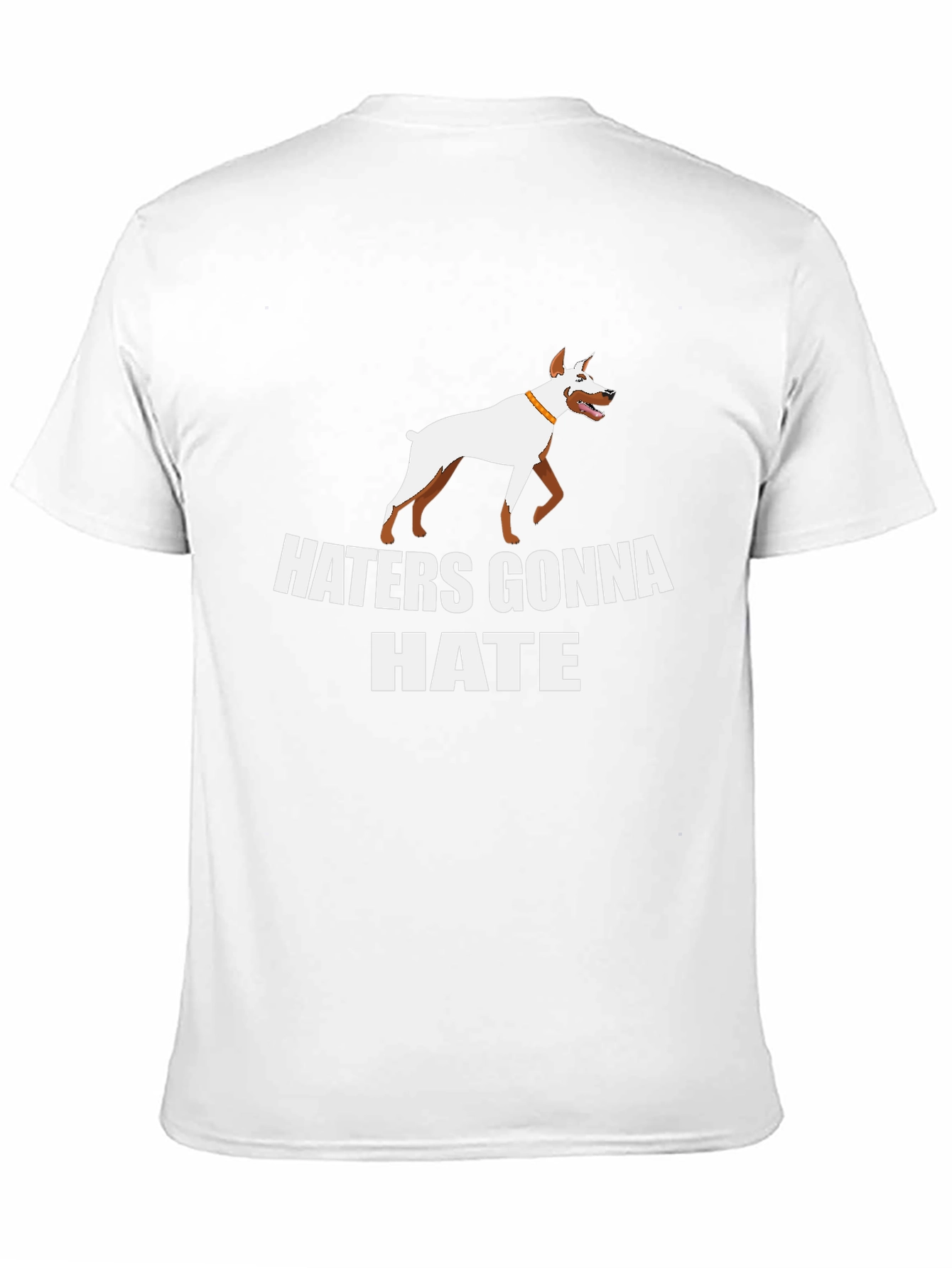 Black Haters Gonna Hate Dog Graphic T-Shirt view 11