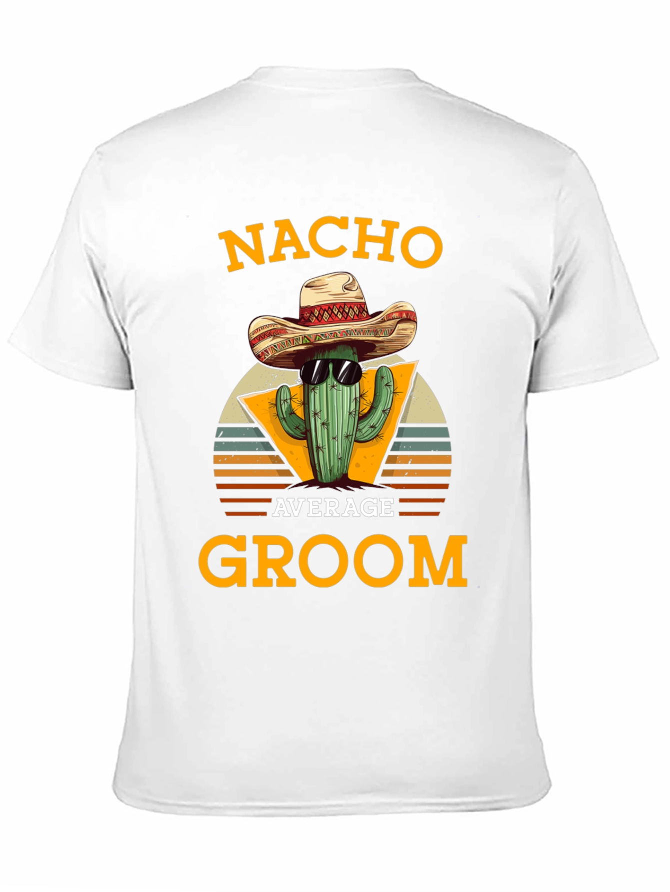 Black Nacho Average Groom Cactus Graphic Tee view 11