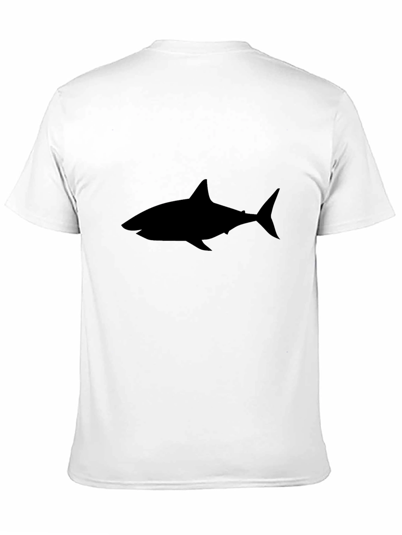 Black Black Shark Graphic Tee - Stylish Men's T-Shirt view 11