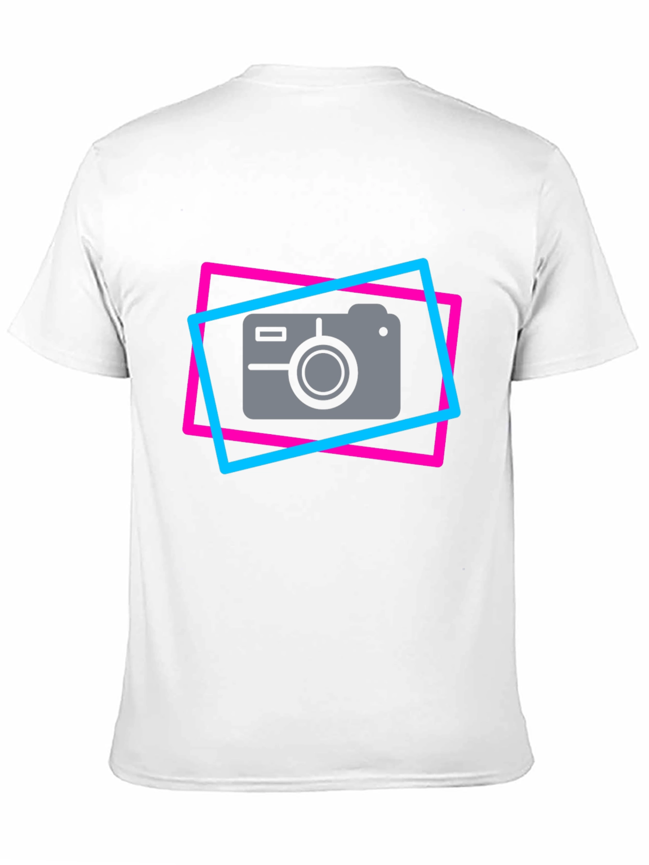 Black Retro Camera Graphic Tee - Cool Photographer T-Shirt view 11