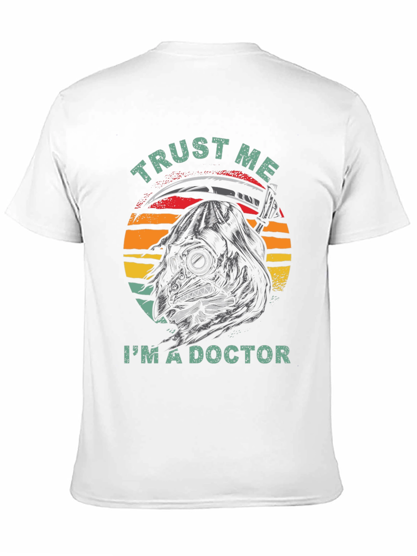 Black Trust Me I'm a Doctor Plague T-Shirt view 11
