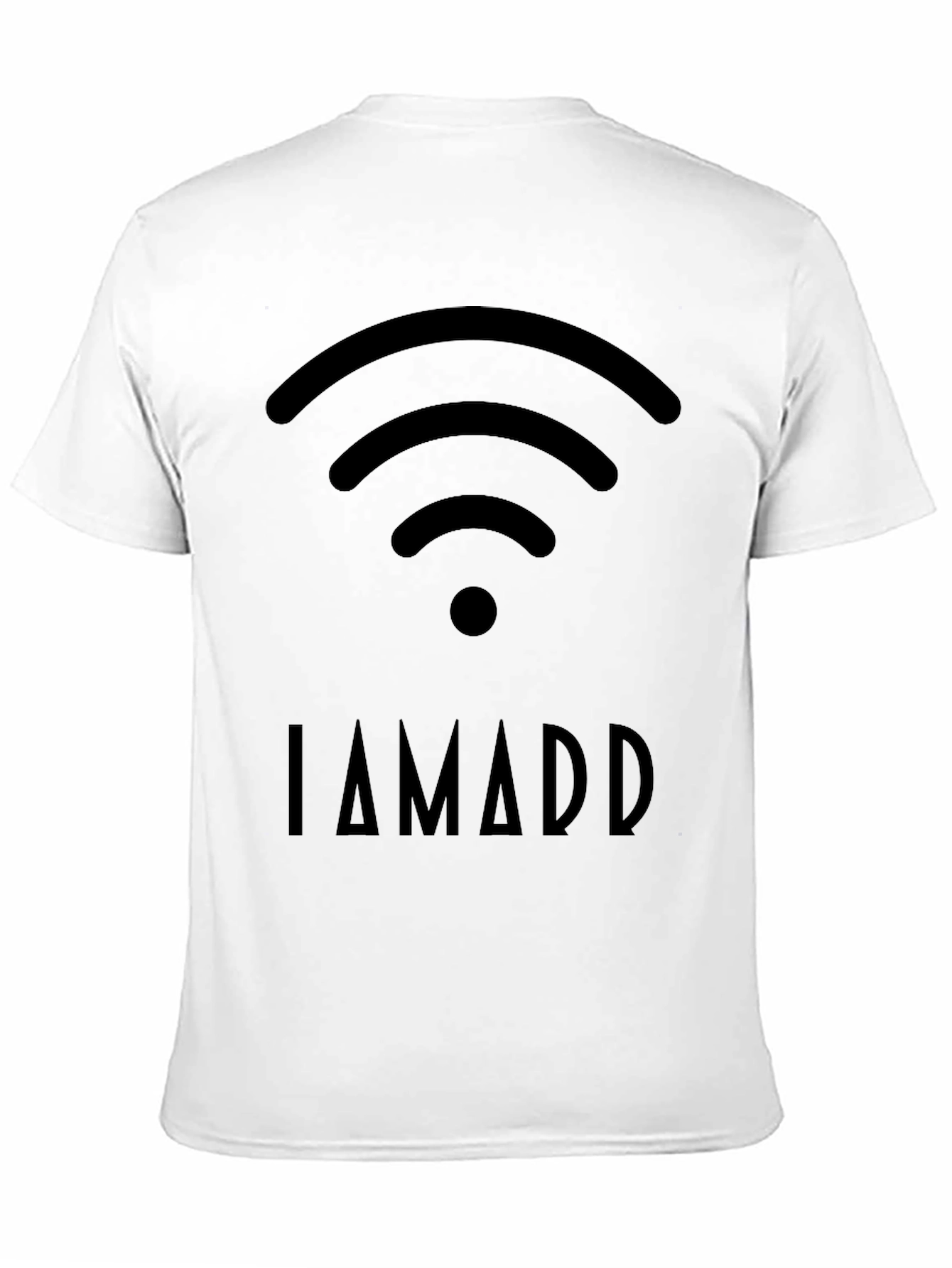 Black I AM ADD WiFi Humor T-Shirt - Black view 11