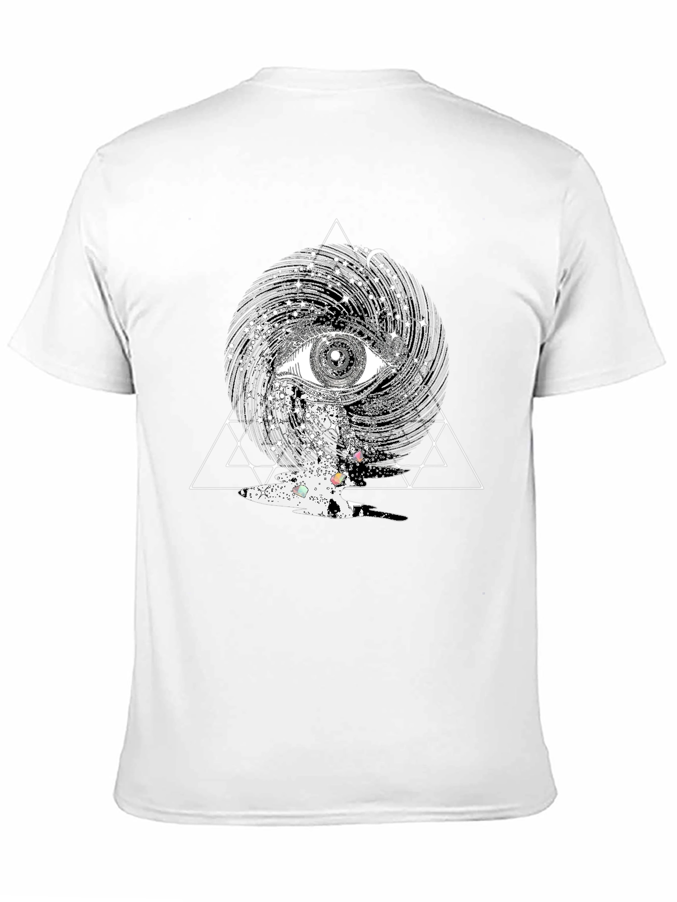 Black Mystic Eye Graphic Tee - Black view 11