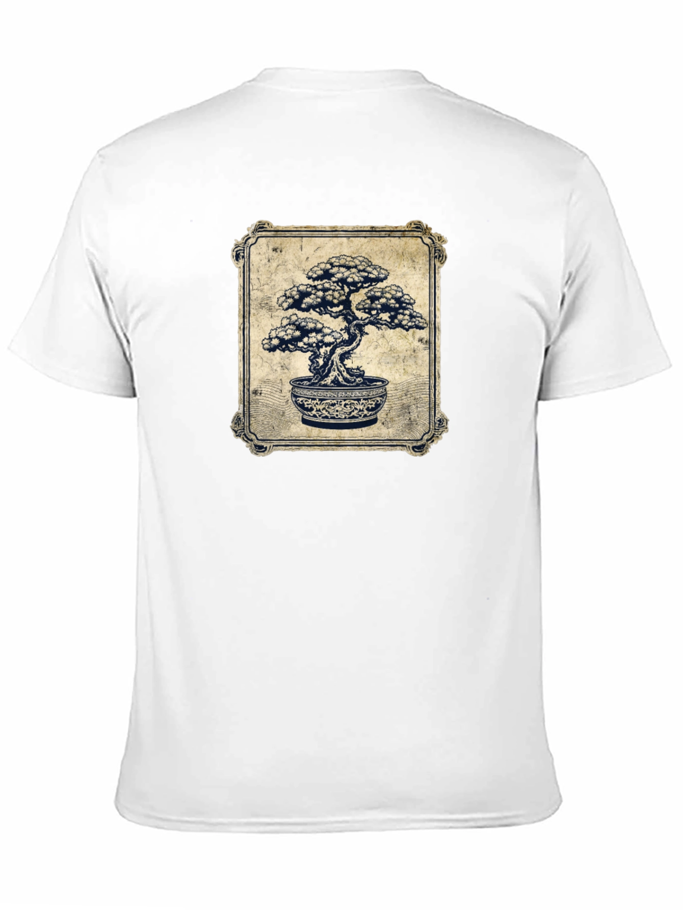 Black Bonsai Tree Graphic T-Shirt - Unique Artistic Design view 11