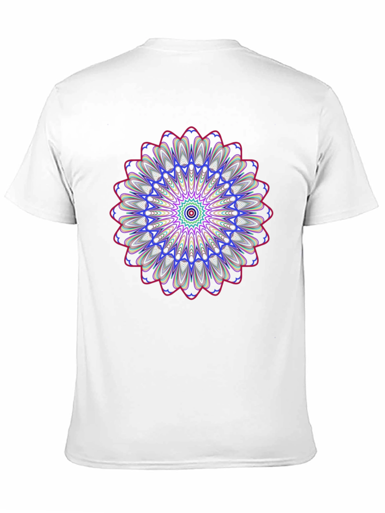 Black Mandala T-Shirt - Black Graphic Tee view 11
