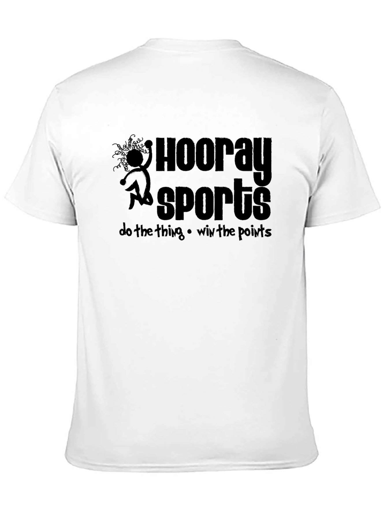 Black Hooray Sports Graphic T-Shirt - Black Cotton Tee view 11