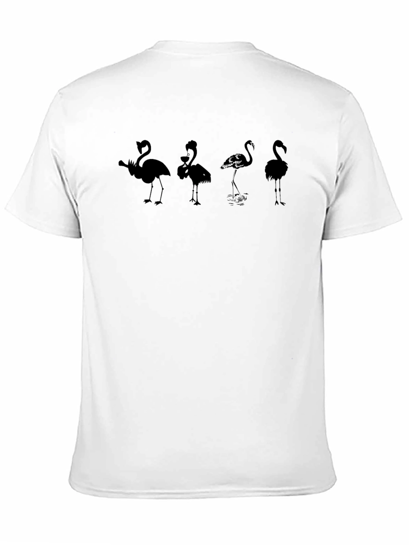Black Flamingo Band Black T-Shirt view 11
