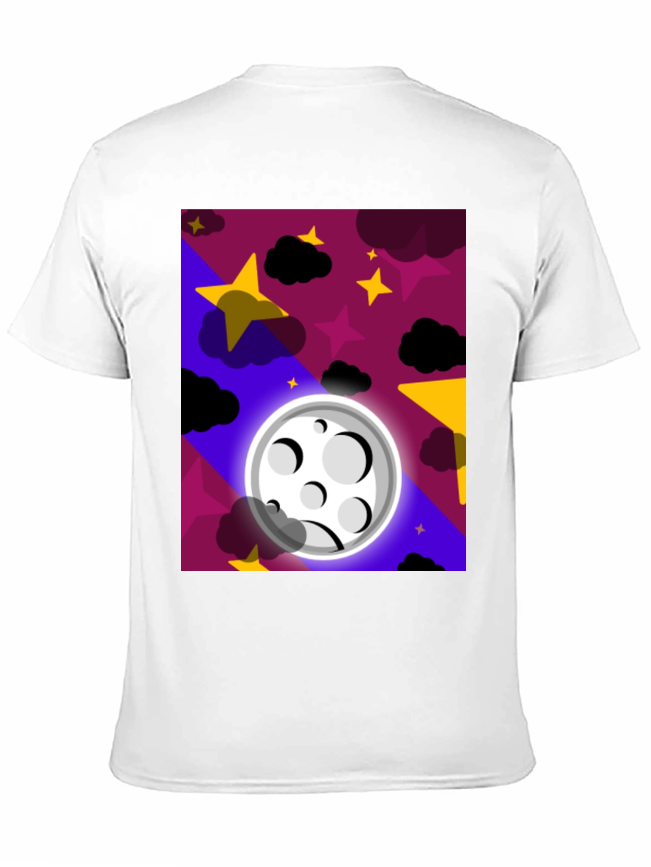 Black Celestial Dreams T-Shirt - Starry Night Moon Design view 11