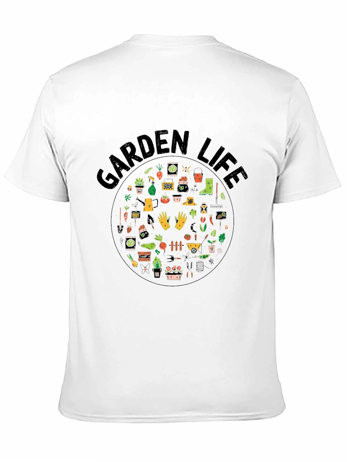 Black Garden Life Black T-Shirt view 11